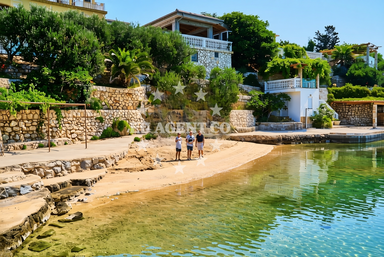 Overview of Barić Draga: beaches and coves in Barić Draga