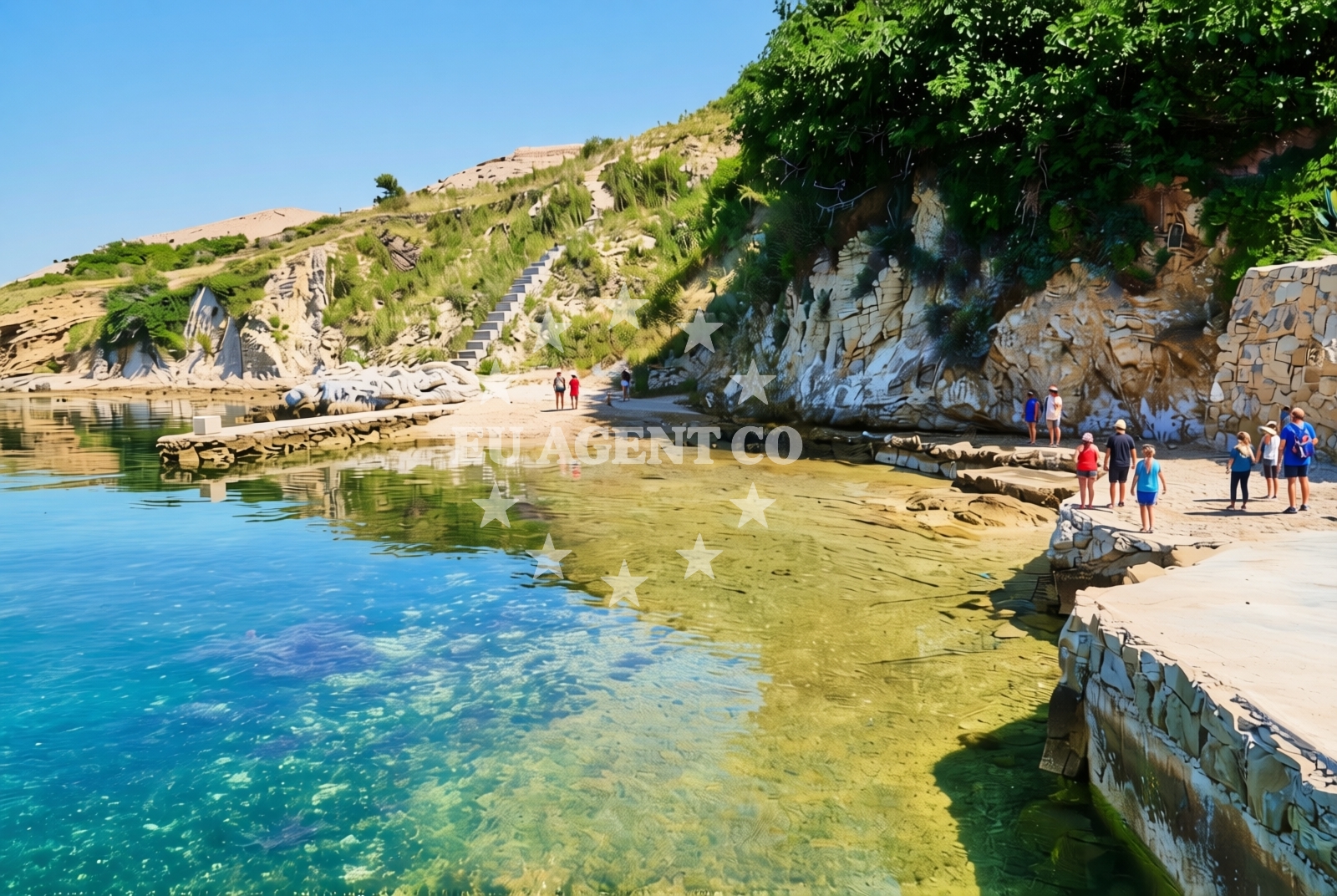 Additional view of Barić Draga: beaches and coves in Barić Draga