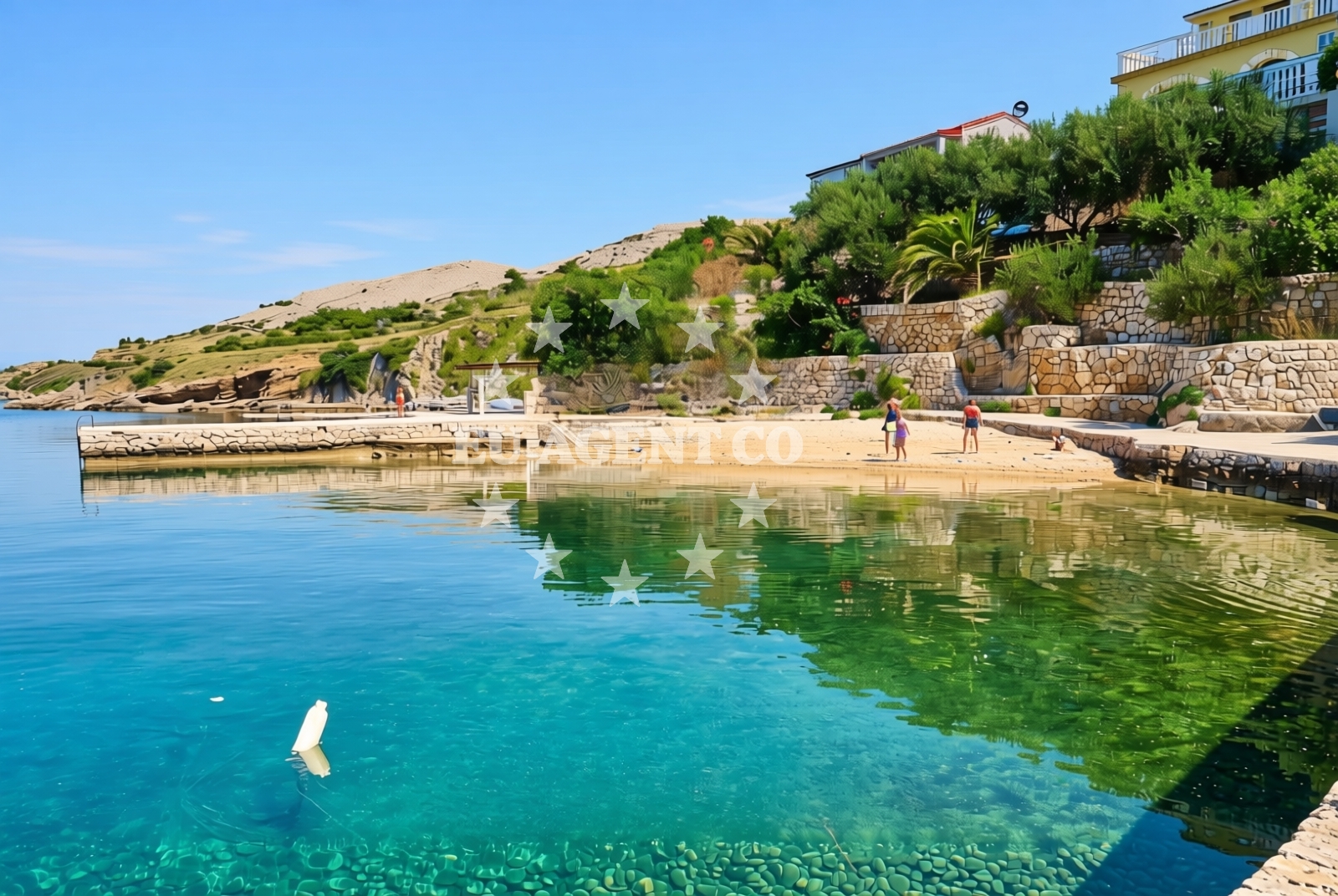 Additional view of Barić Draga: beaches and coves in Barić Draga