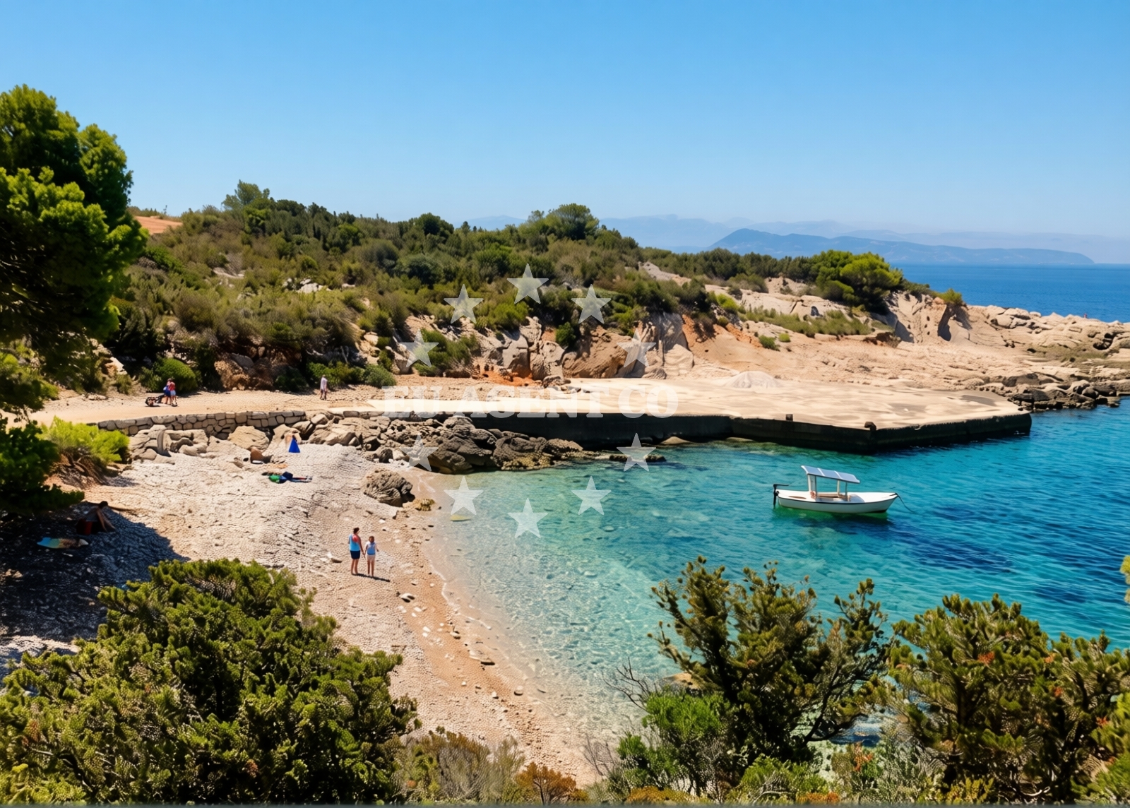 Additional view of Barjoska beach in Vrh Gospe 8, Komiža