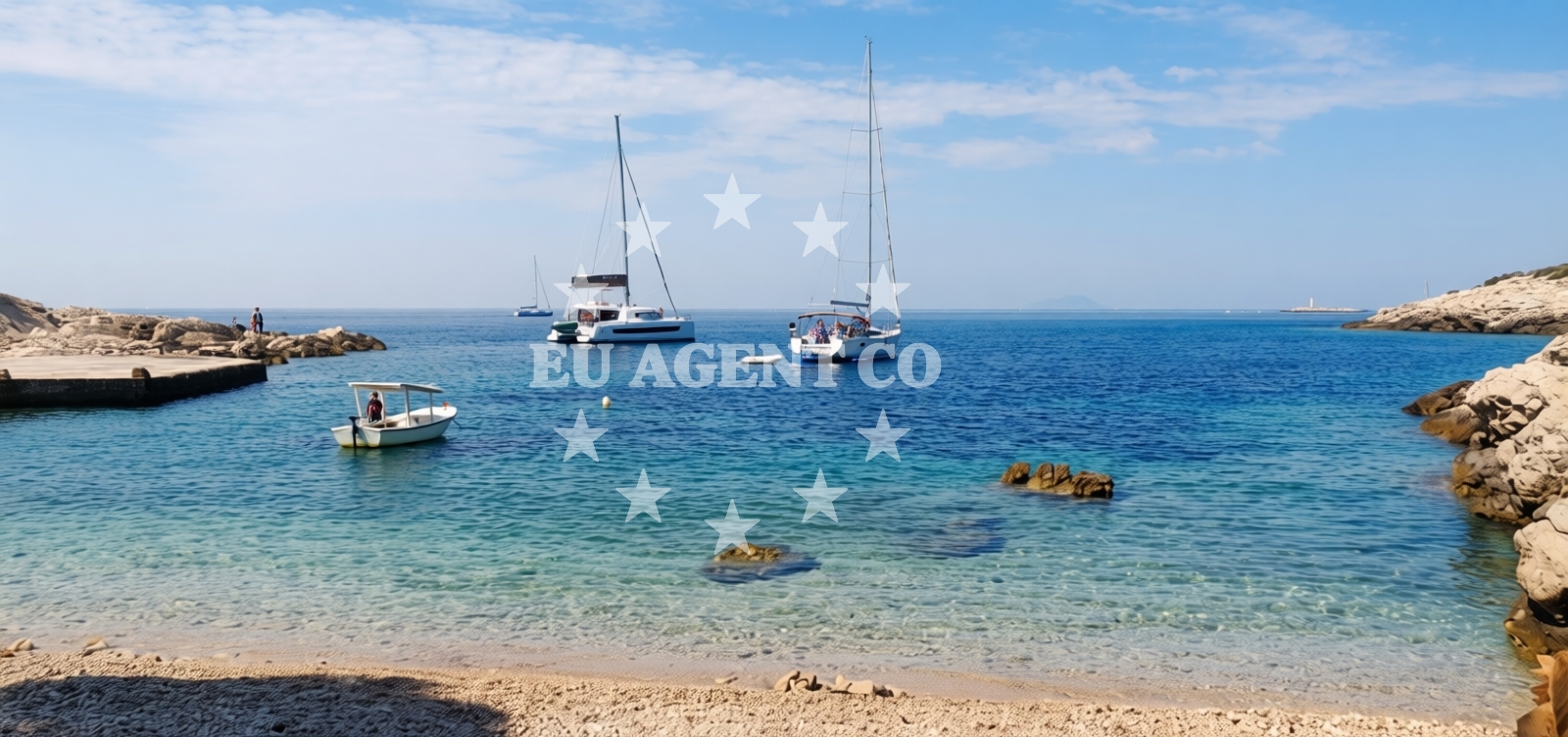 Additional view of Barjoska beach in Vrh Gospe 8, Komiža