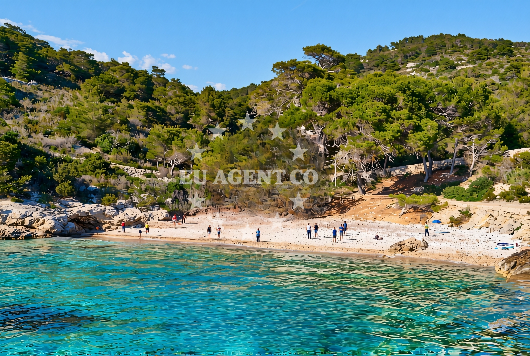 Additional view of Barjoska beach in Vrh Gospe 8, Komiža