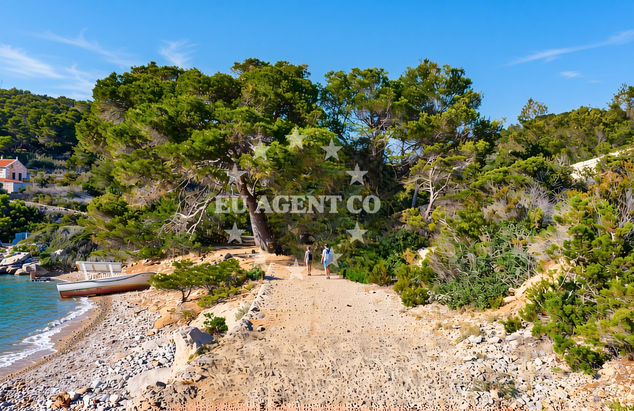 Additional view of Barjoska beach in Vrh Gospe 8, Komiža