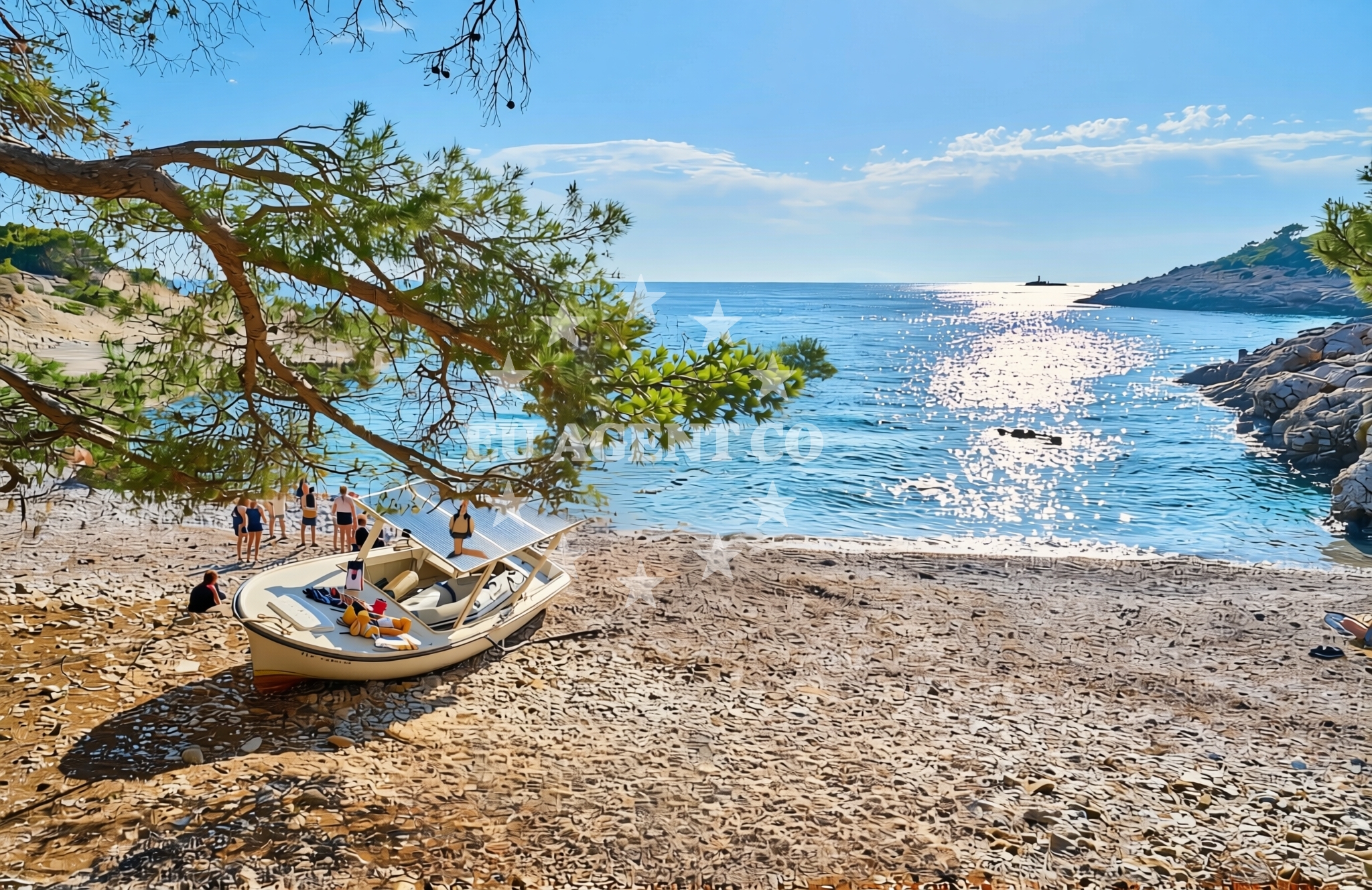 Additional view of Barjoska beach in Vrh Gospe 8, Komiža