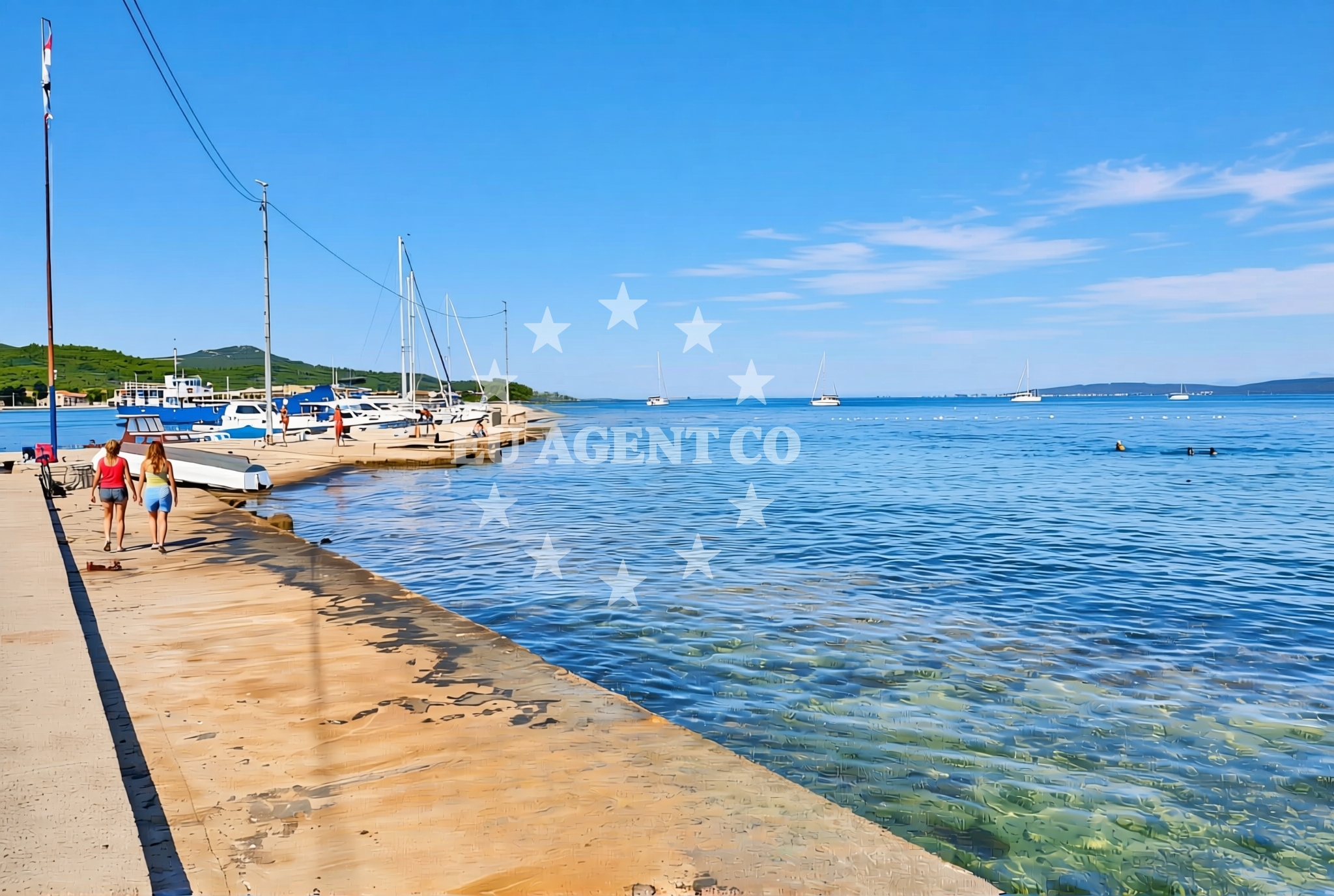 Shoreline and swimming area at Barotul (Pašman): beaches and coves (1) in Barotul (Pašman)