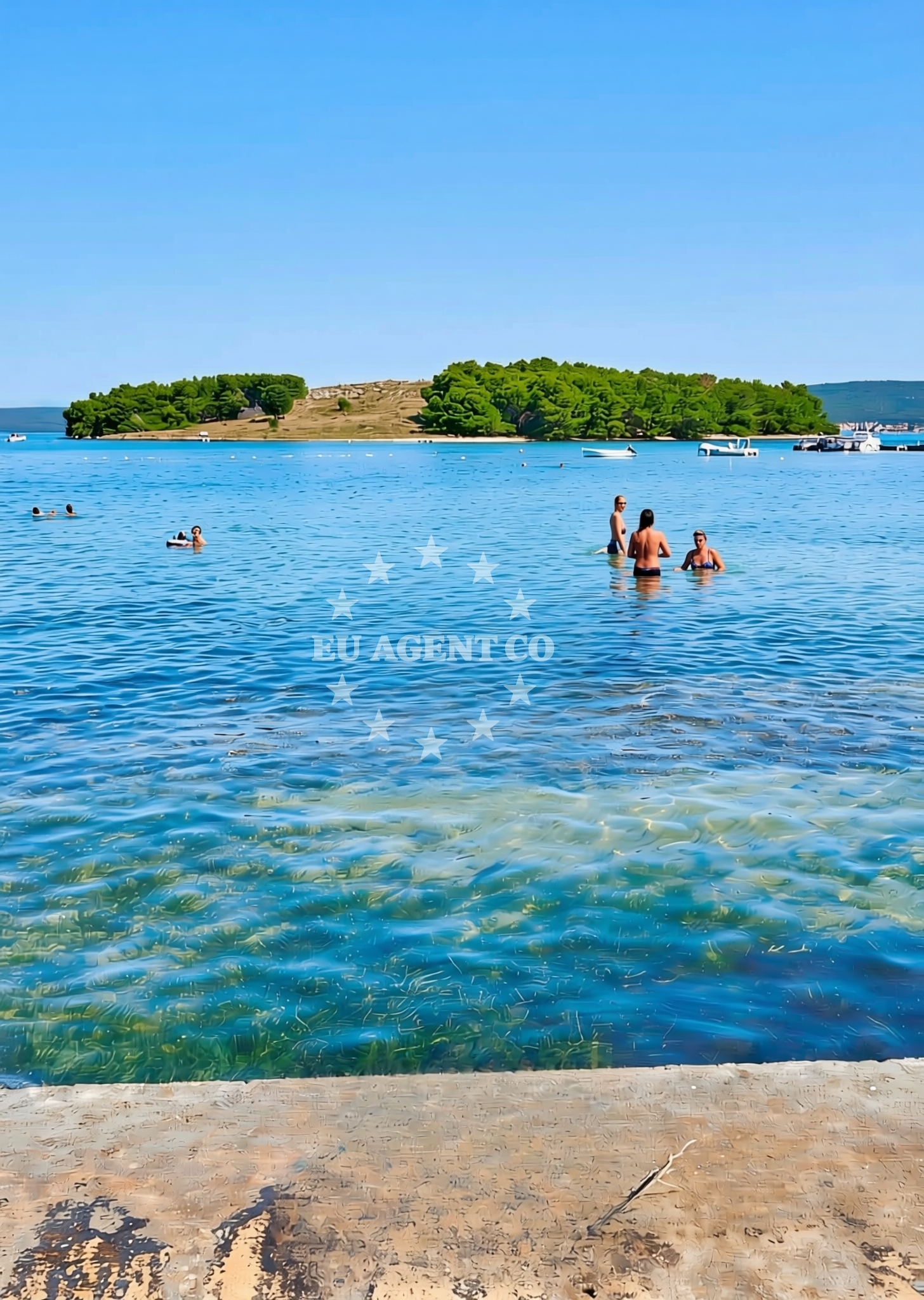 Sea and coastal view of Barotul (Pašman): beaches and coves (1) in Barotul (Pašman)