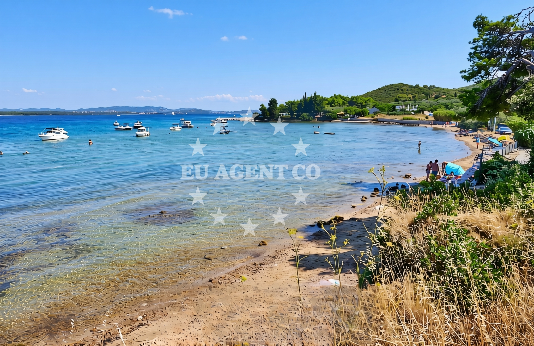 Additional view of Bartovica beach in Plaški klanac 3, Tkon