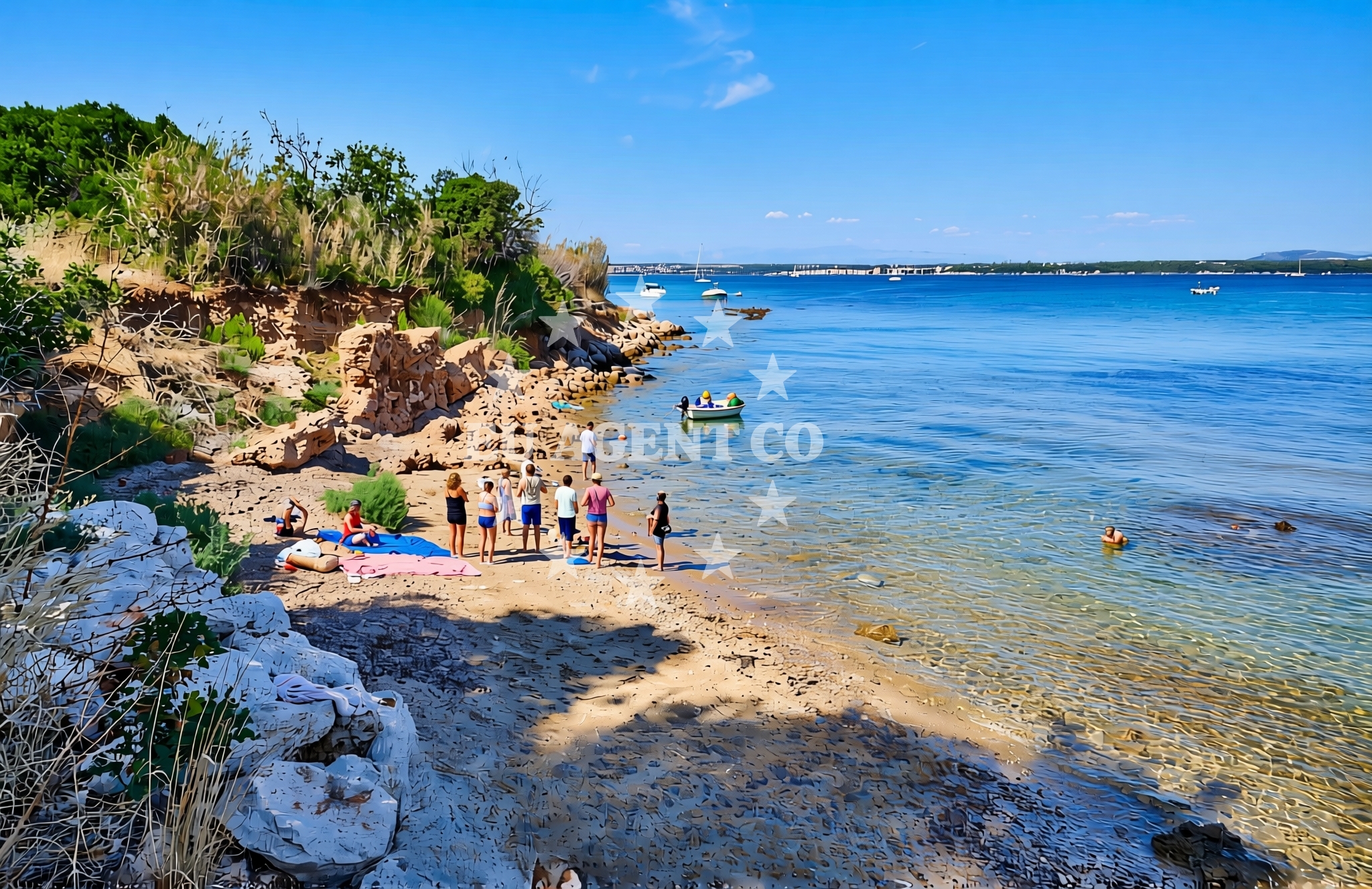 Additional view of Bartovica beach in Plaški klanac 3, Tkon