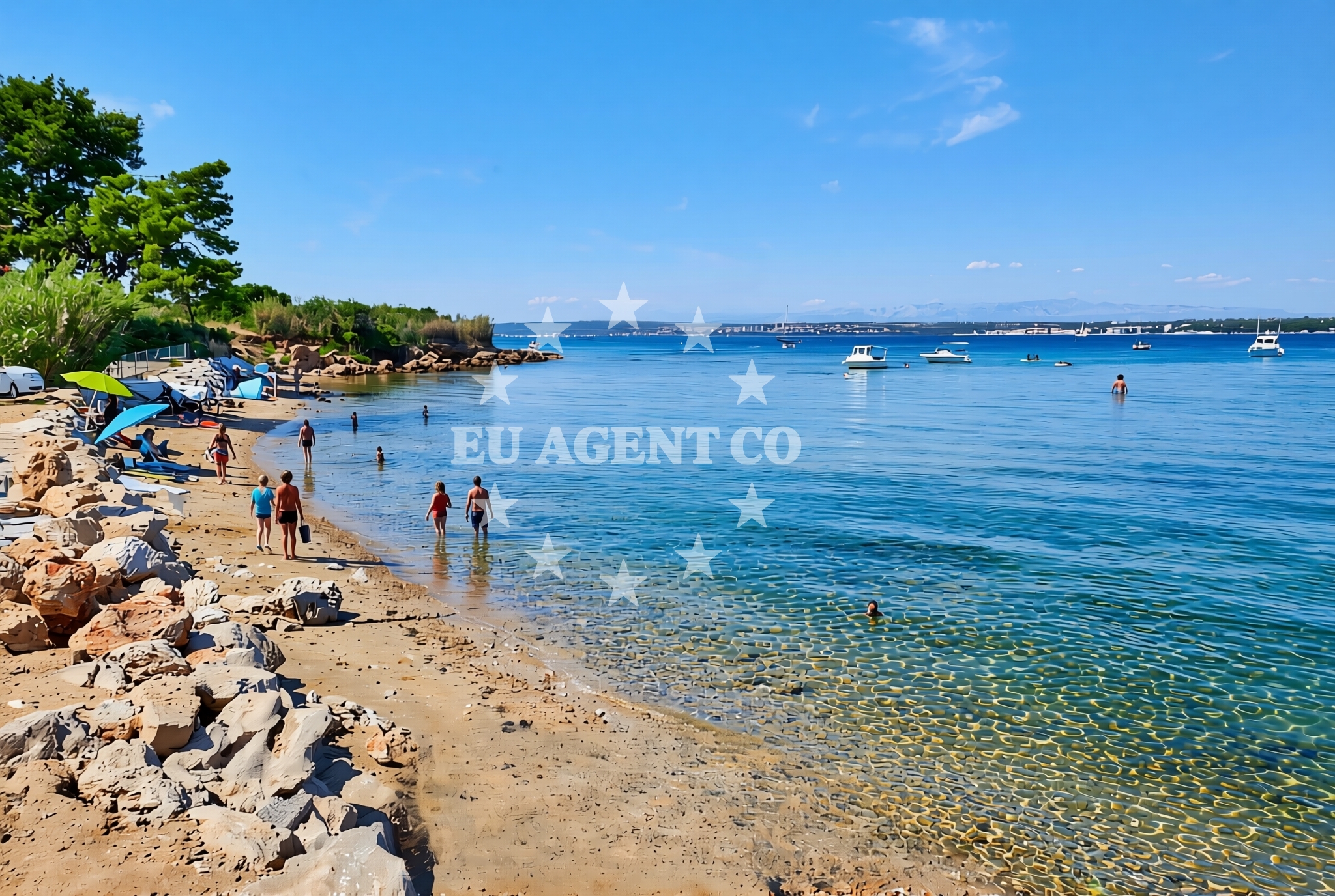 Additional view of Bartovica beach in Plaški klanac 3, Tkon