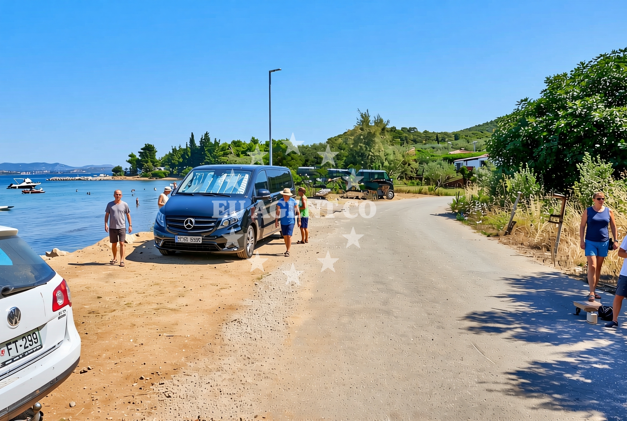 Additional view of Bartovica beach in Plaški klanac 3, Tkon