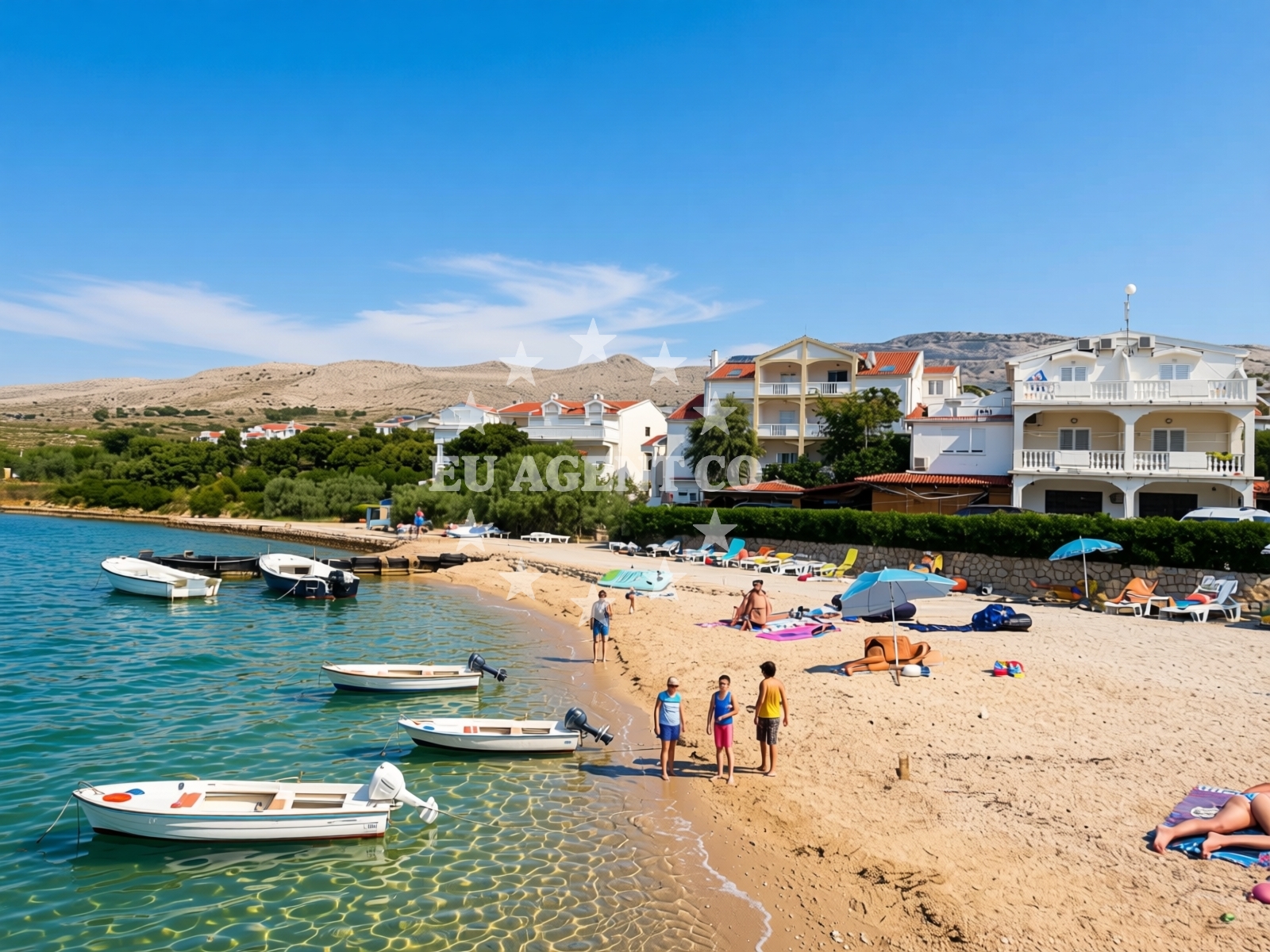 Additional view of Basaka beach in Dubrovačka ul. 22, Pag