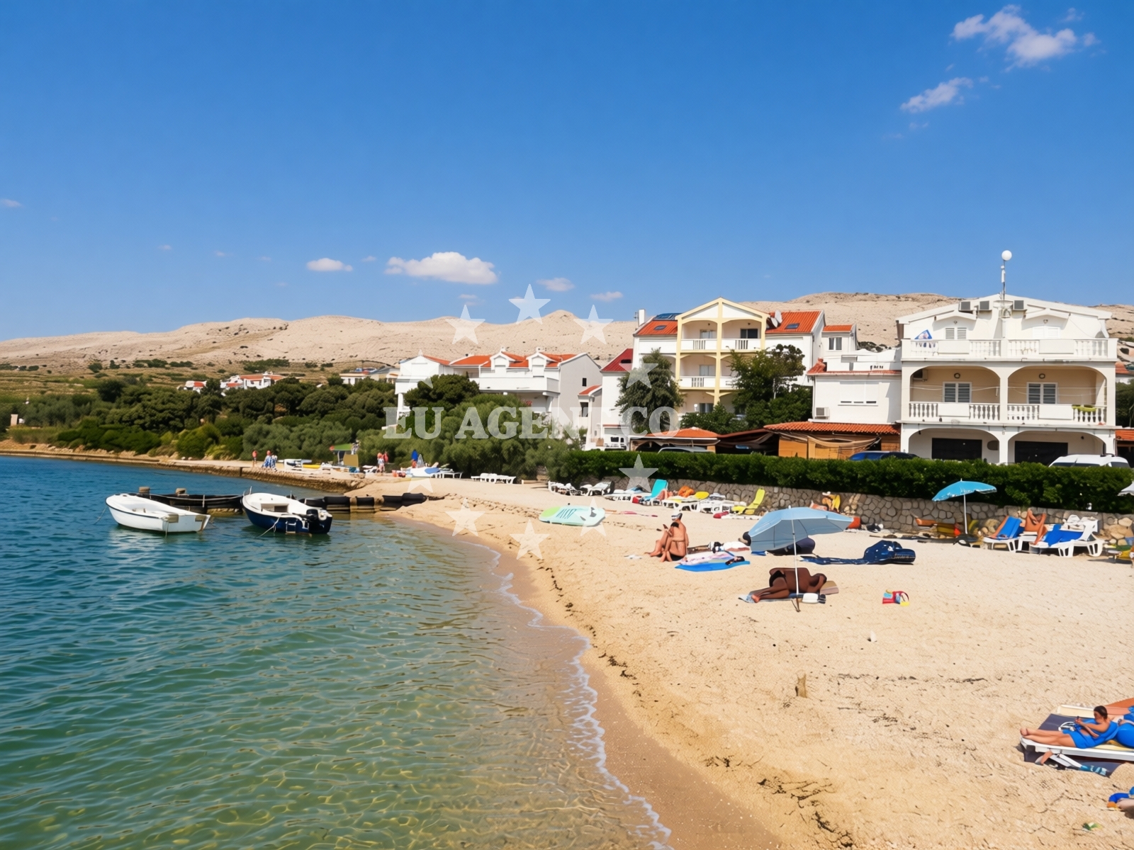 Additional view of Basaka beach in Dubrovačka ul. 22, Pag