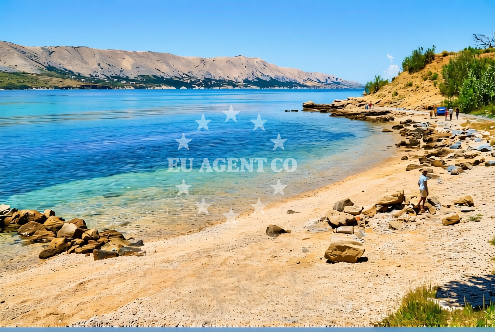 Additional view of Basaka beach in Dubrovačka ul. 22, Pag