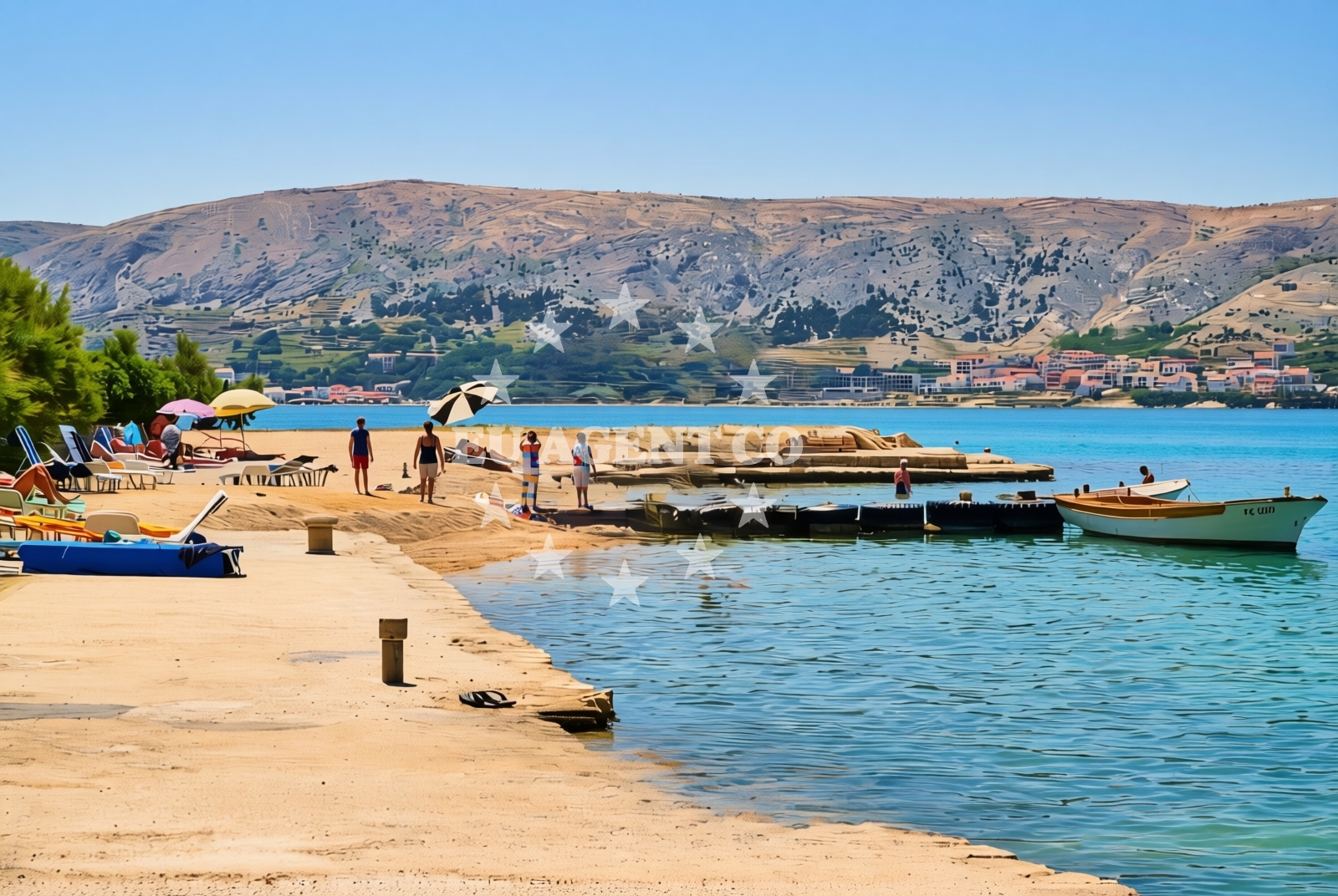 Additional view of Basaka beach in Dubrovačka ul. 22, Pag