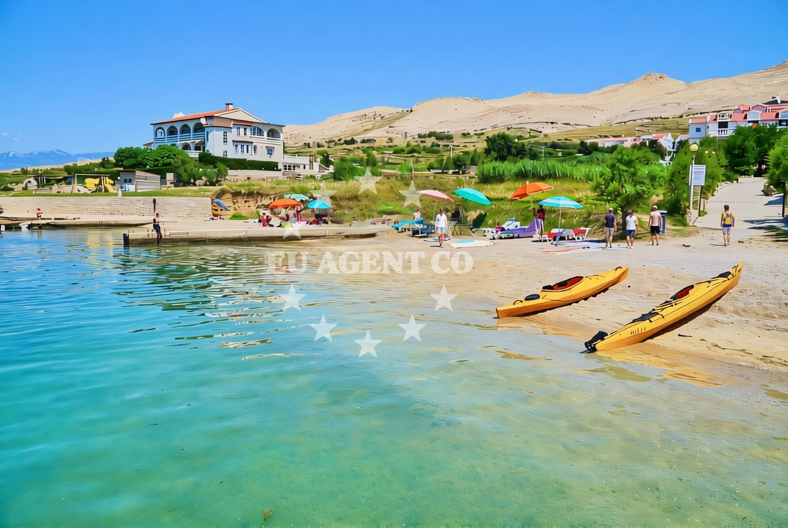 Additional view of Basaka beach in Dubrovačka ul. 22, Pag