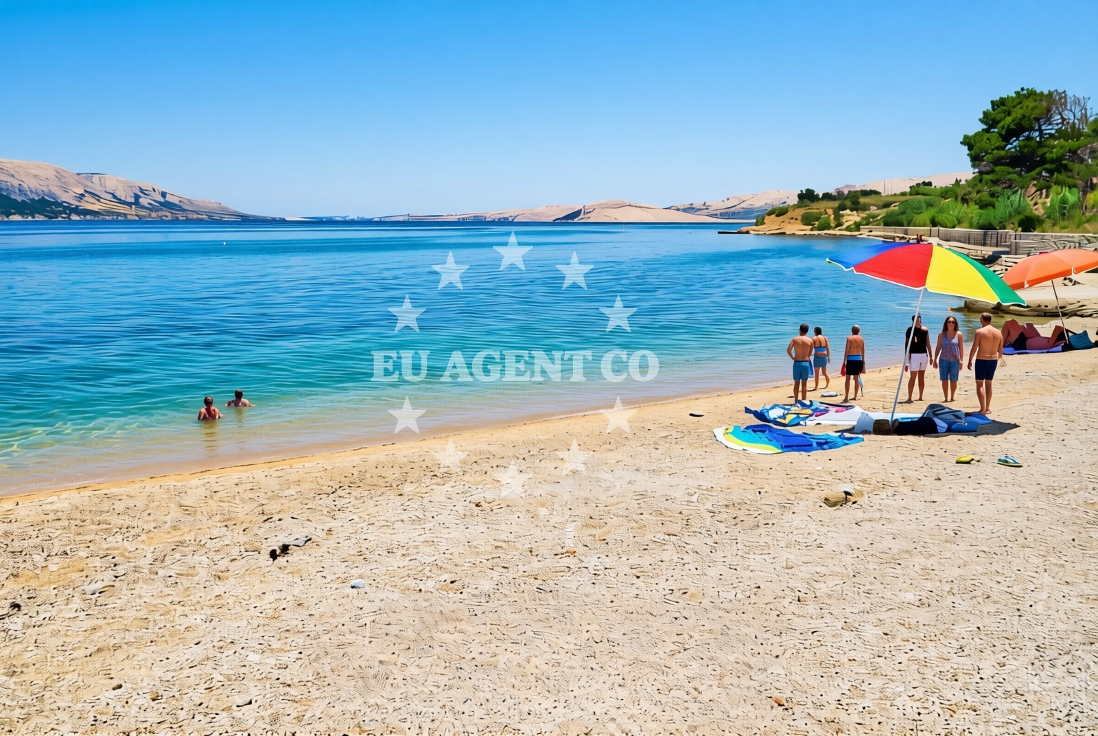 Additional view of Basaka beach in Dubrovačka ul. 22, Pag