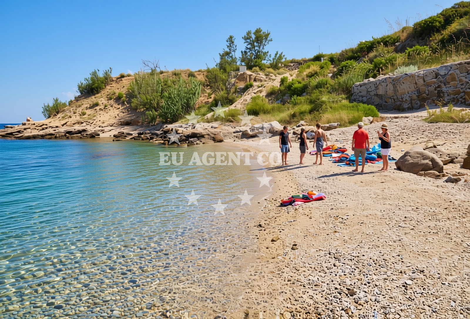 Additional view of Basaka beach in Dubrovačka ul. 22, Pag