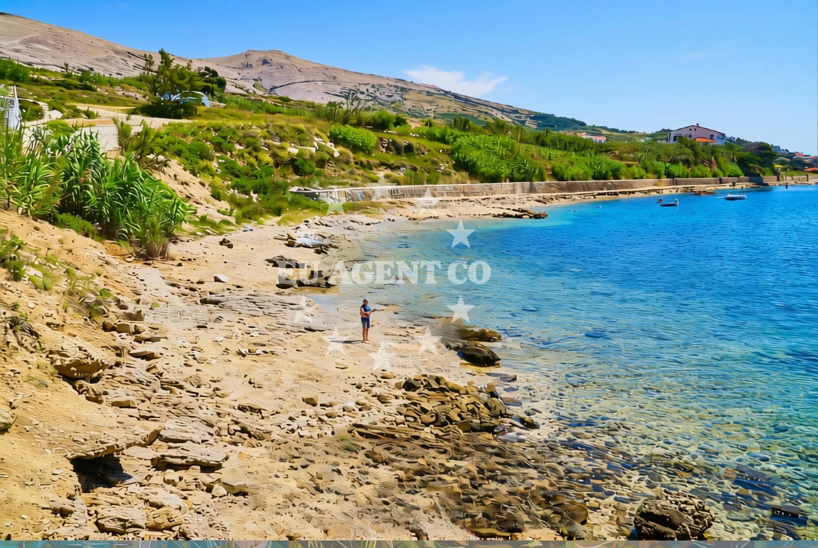 Additional view of Basaka beach in Dubrovačka ul. 22, Pag