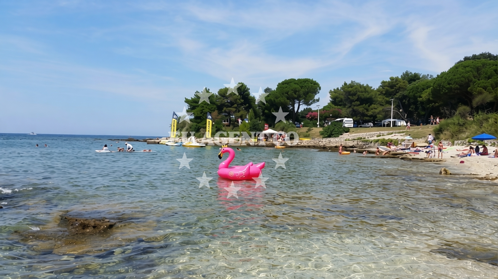 Additional view of Basanija beach in Ravna dolina 31, Savudrija