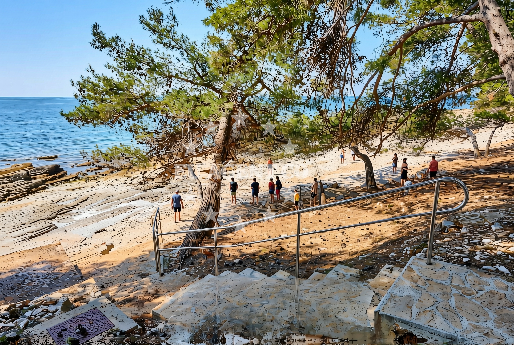 Additional view of Bašanija: beaches and coves (3) in Bašanija
