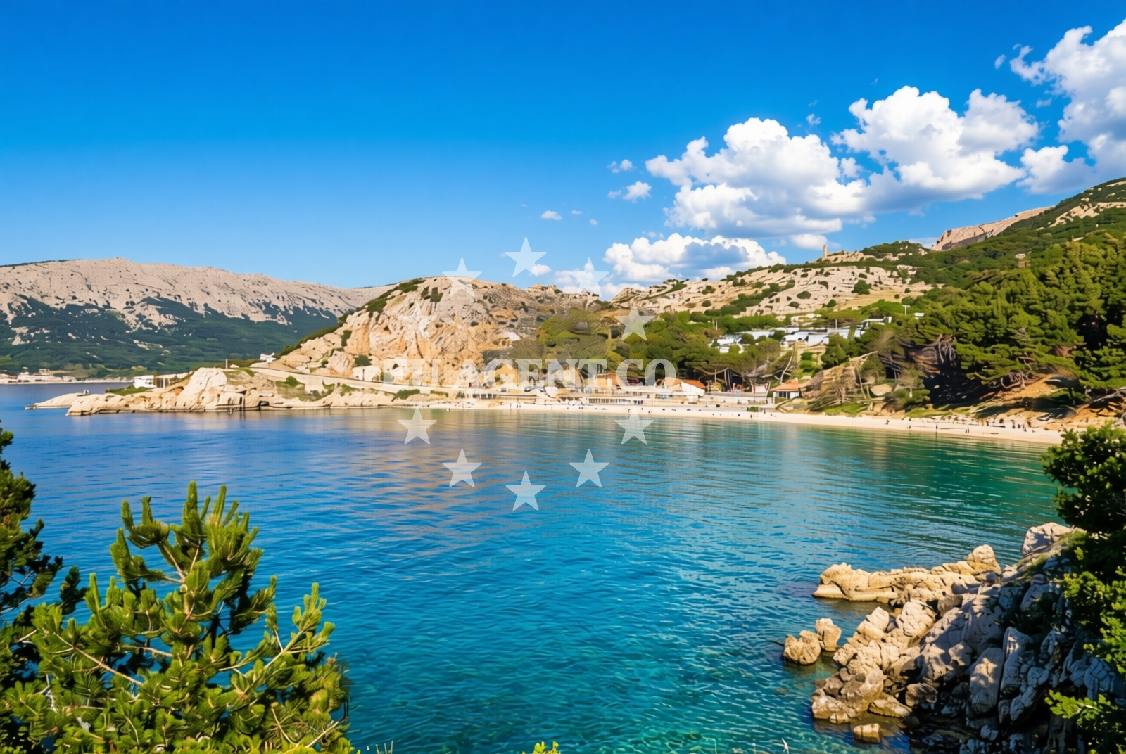 Additional view of Baška (Krk): beaches and coves (11) in Baška (Krk)