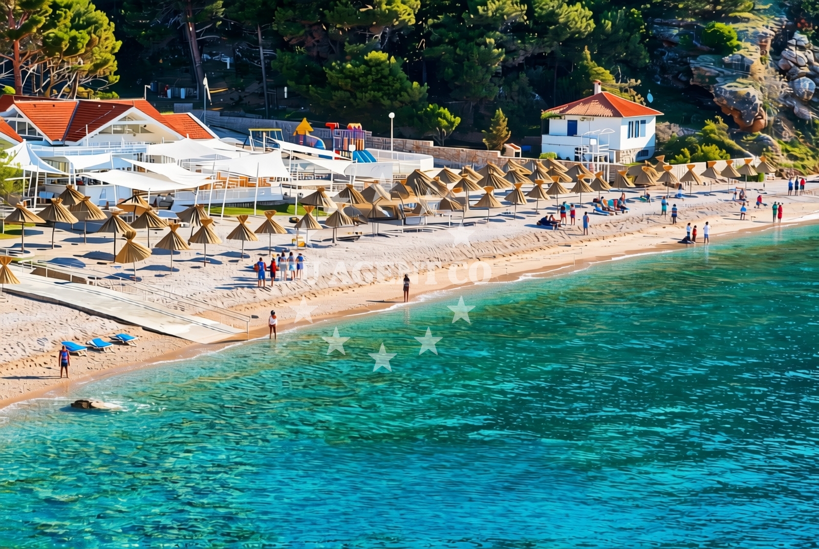 Additional view of Baška (Krk): beaches and coves (11) in Baška (Krk)