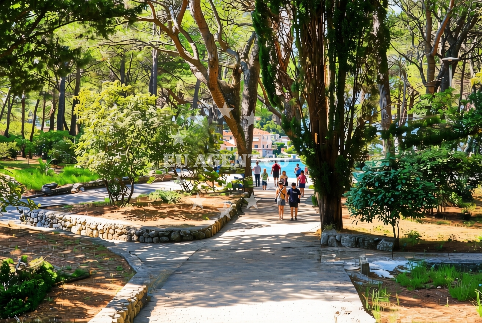 Beach facilities and surroundings at Baška Voda: beaches and coves (6) in Baška Voda