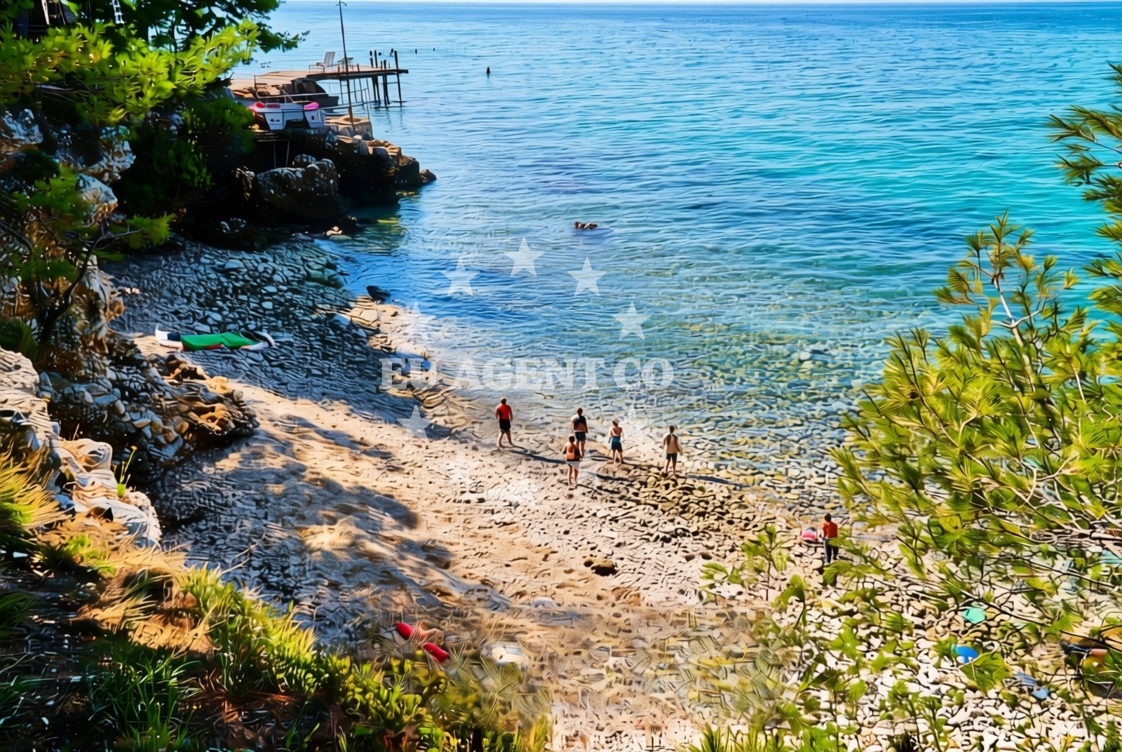 Additional view of Baško polje sredina, Promajna Beach in Baško polje sredina