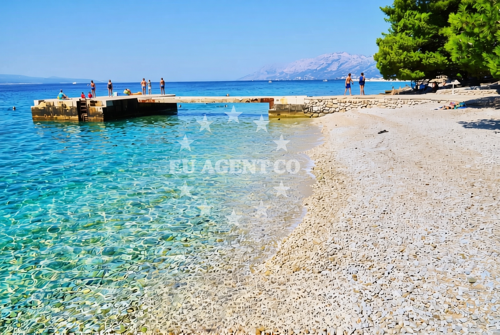 Additional view of Baško polje zapad, Baška Voda Beach in Baško polje zapad