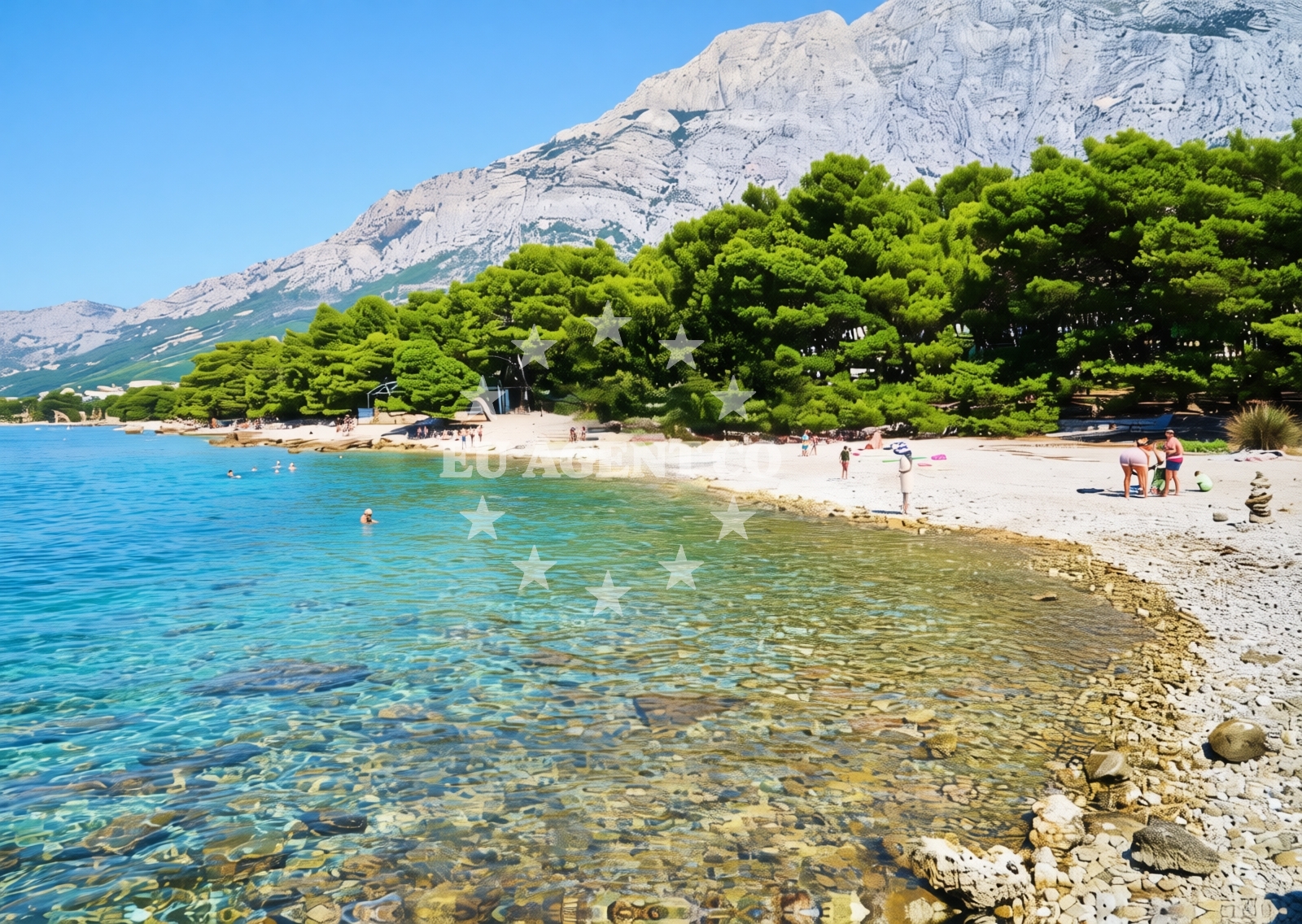 Additional view of Baško polje zapad, Baška Voda Beach in Baško polje zapad