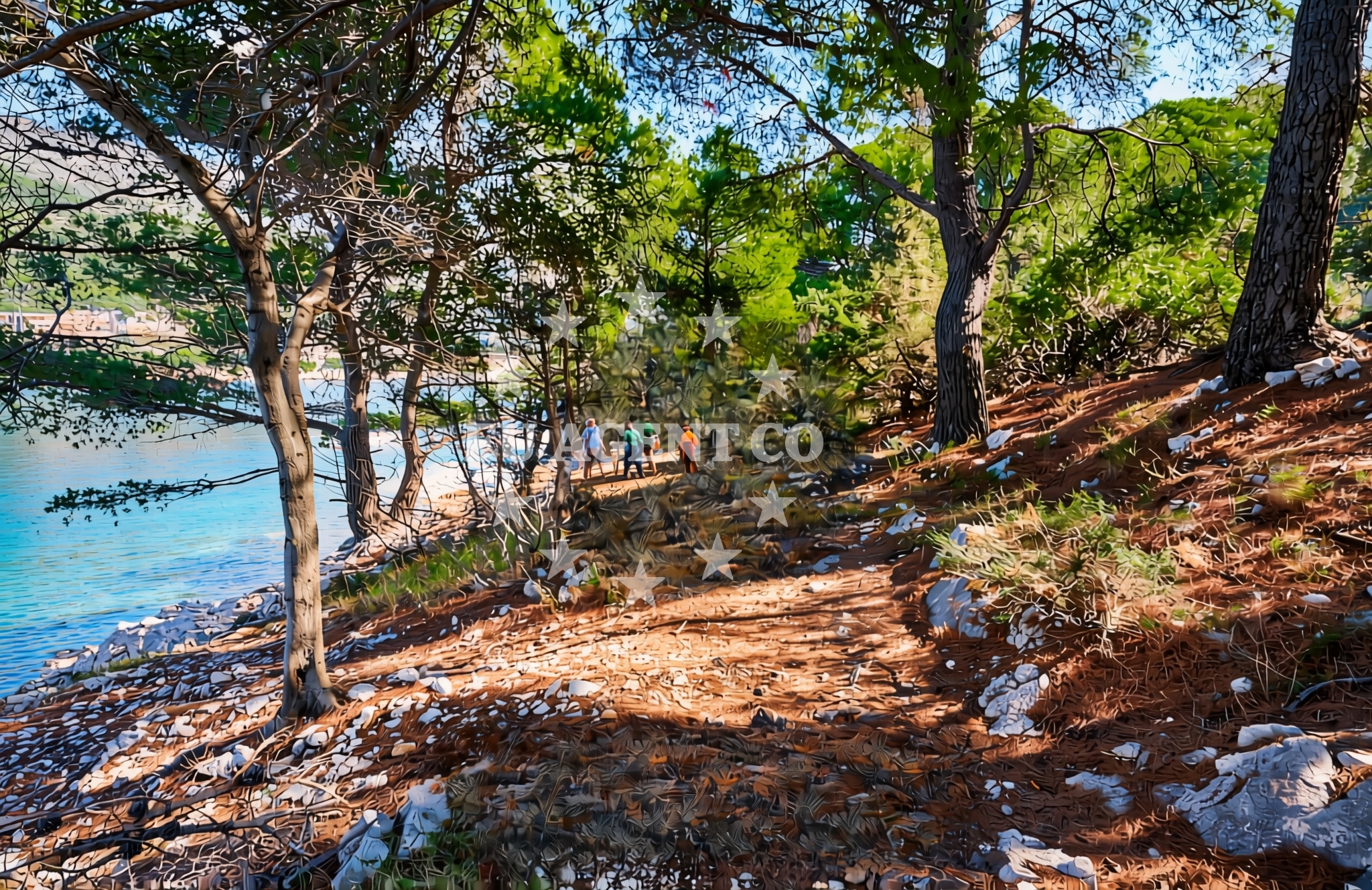 Additional view of Bat, Zaton (Dubrovnik) Beach in Bat