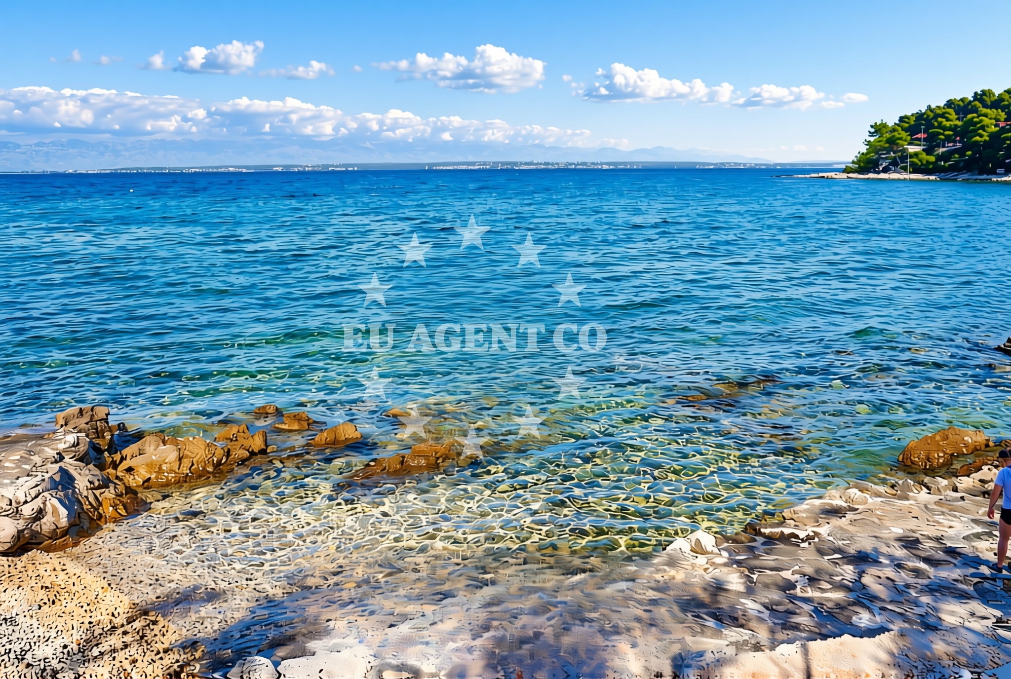 Additional view of Batalaža jug, Ugljan (Ugljan) Beach in Batalaža jug