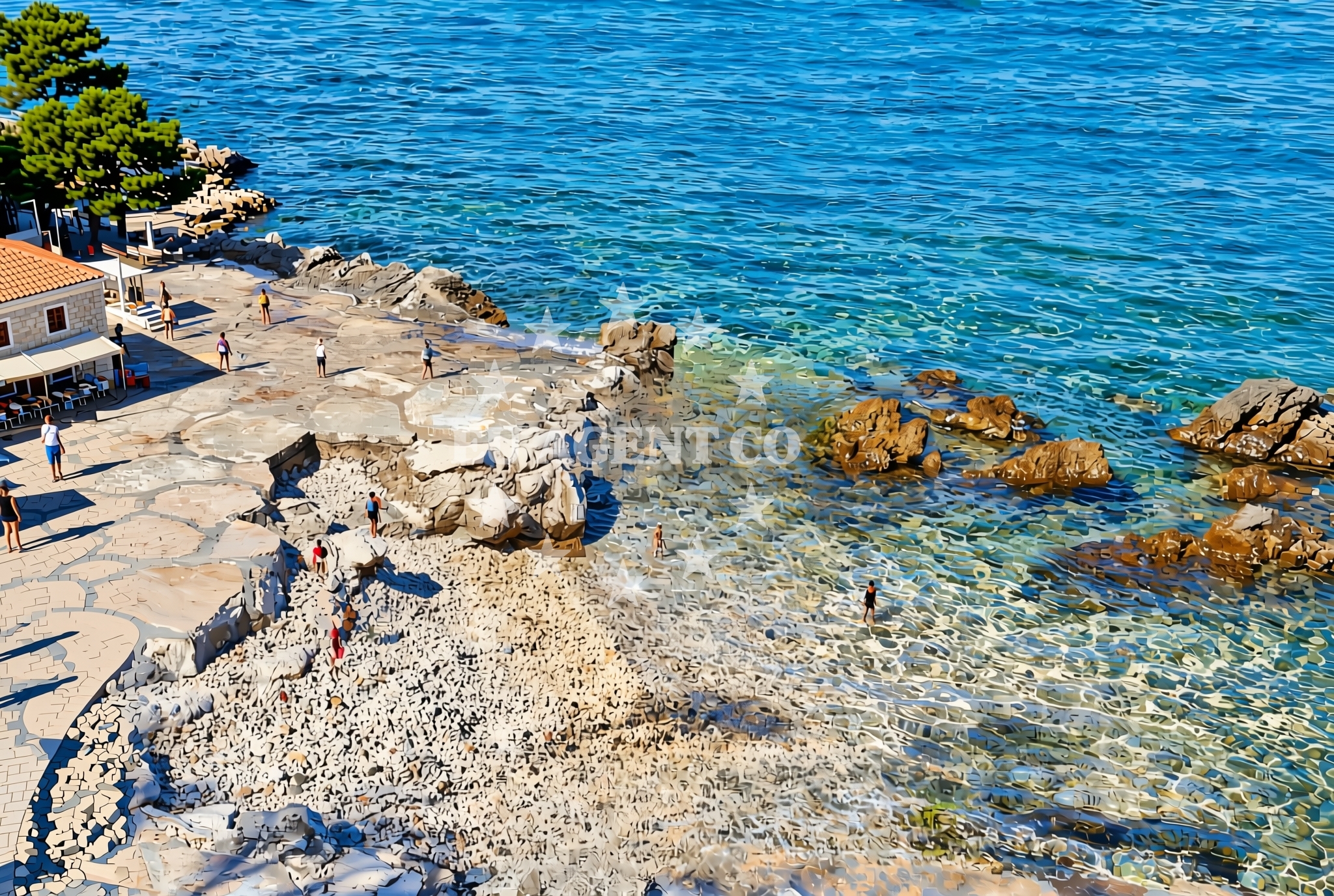 Additional view of Batalaža jug, Ugljan (Ugljan) Beach in Batalaža jug