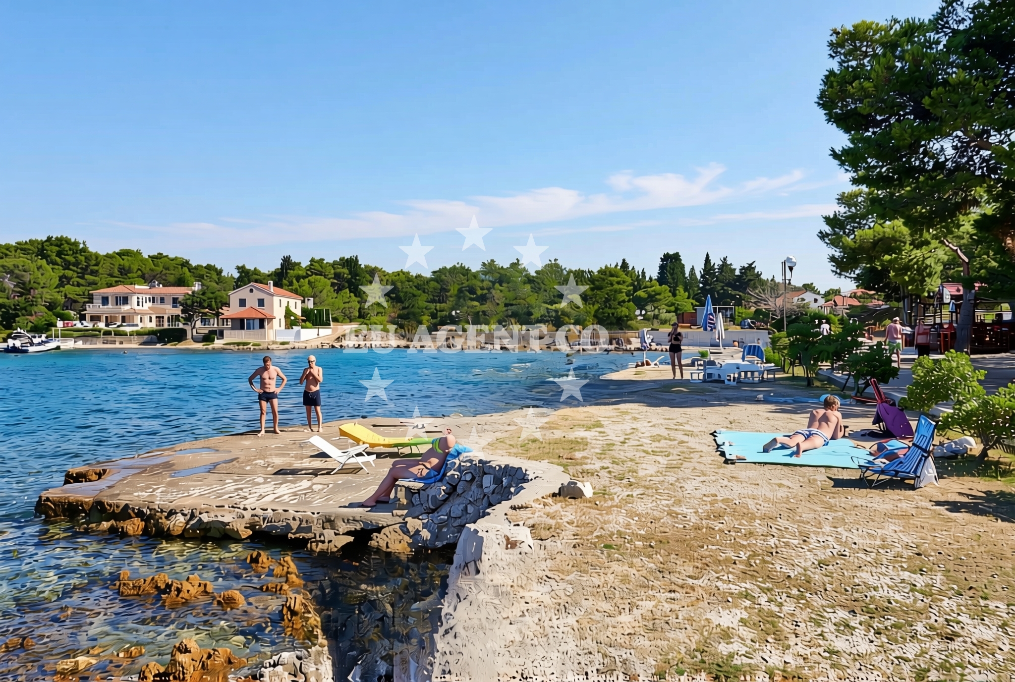 Additional view of Batalaža jug, Ugljan (Ugljan) Beach in Batalaža jug