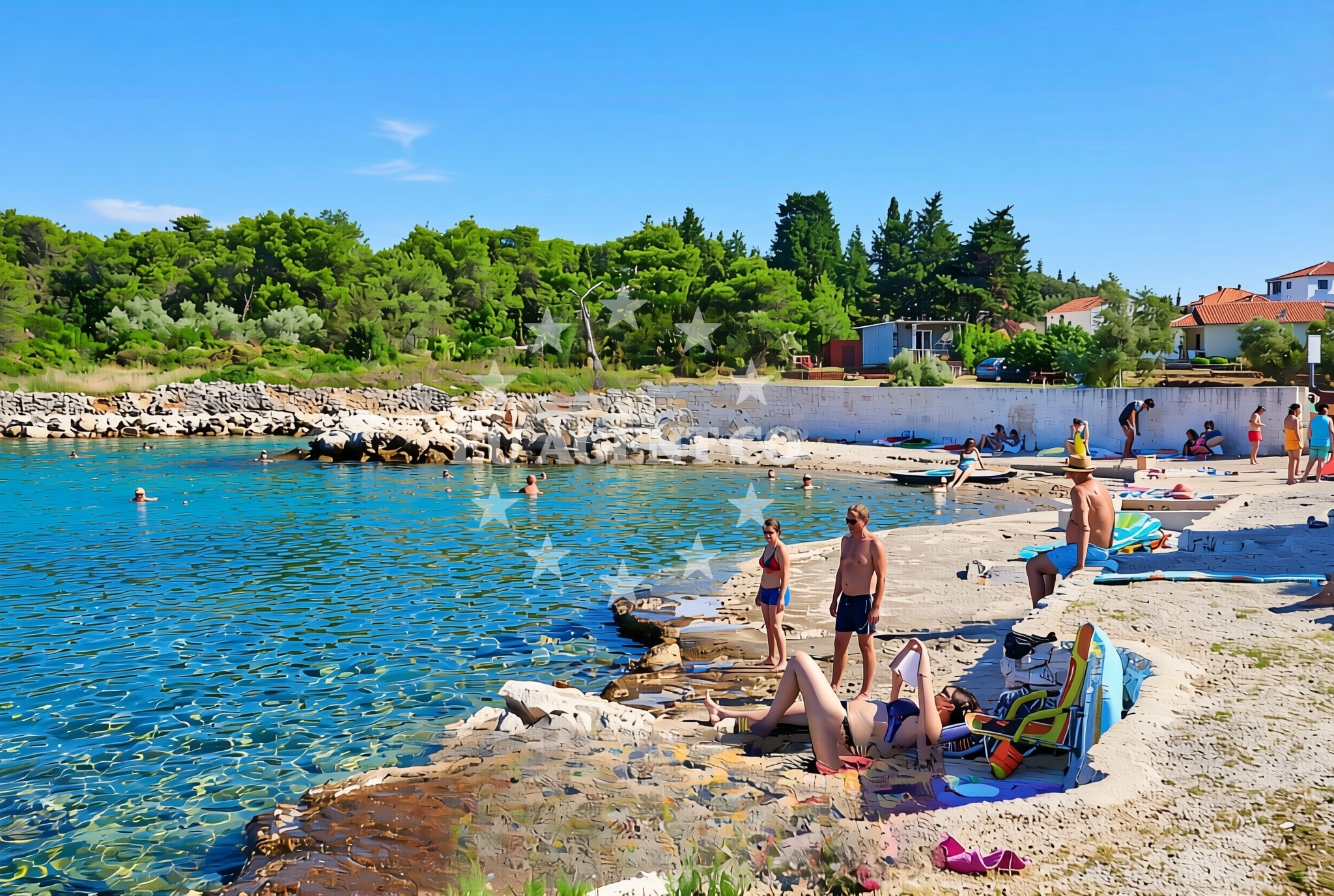Additional view of Batalaža jug, Ugljan (Ugljan) Beach in Batalaža jug