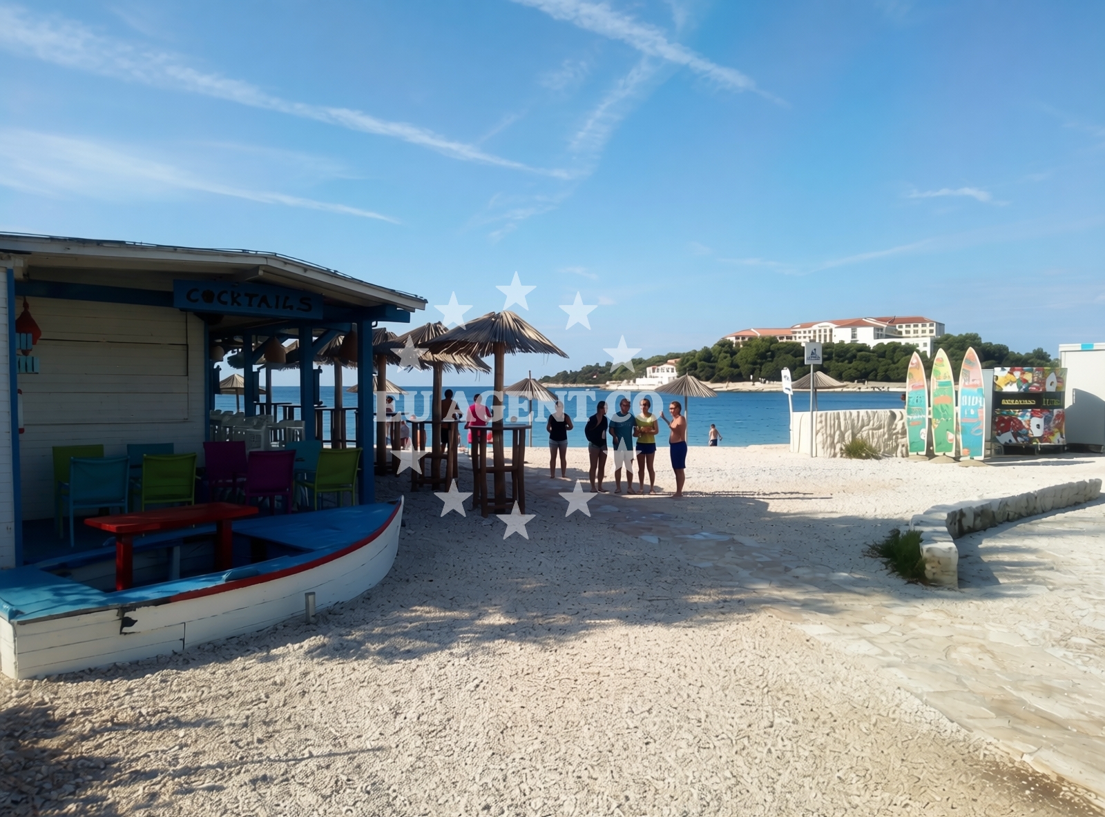 Additional view of Batana beach in 6 ogranak 17, Pješčana uvala, Pula