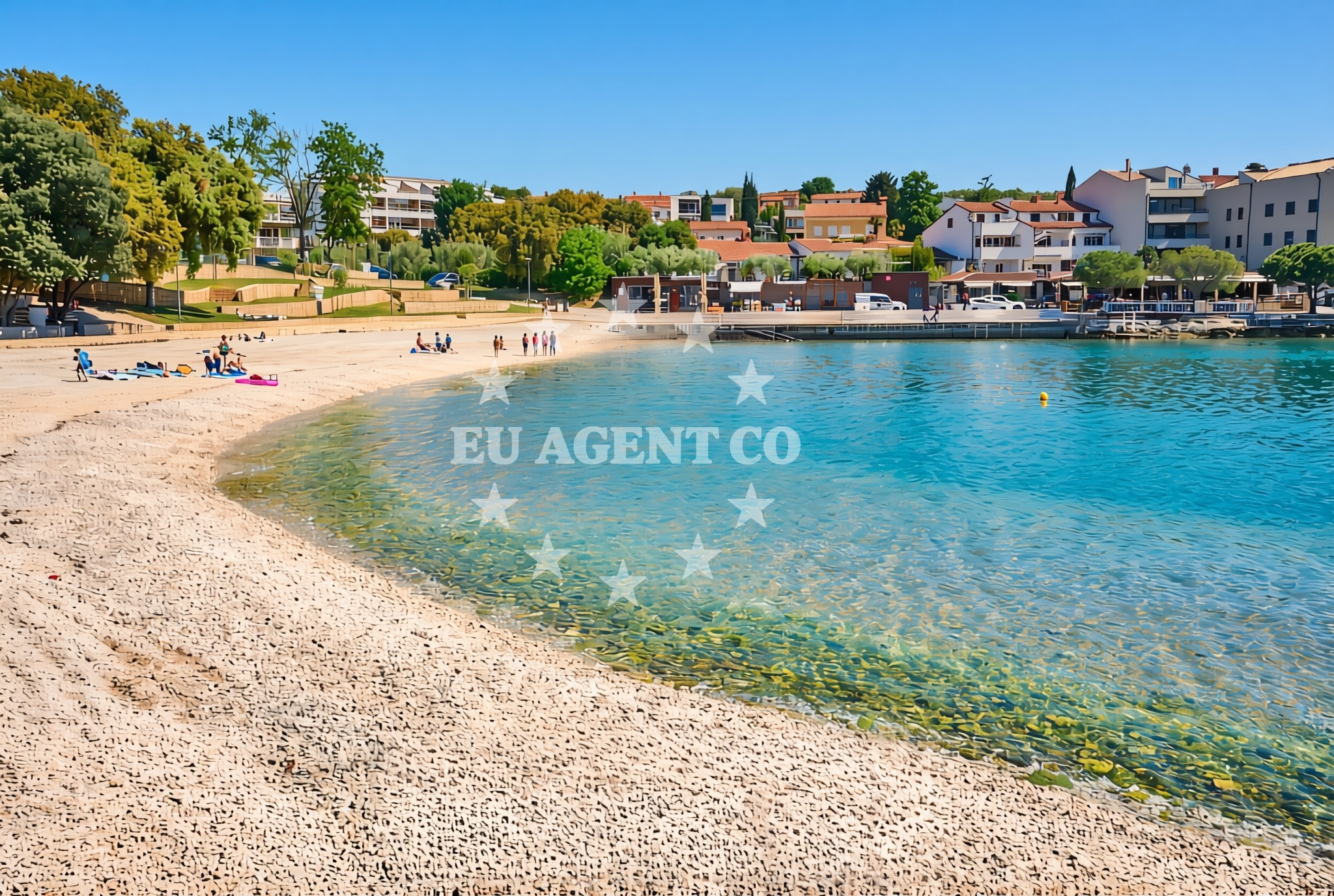 Additional view of Batana beach in 6 ogranak 17, Pješčana uvala, Pula