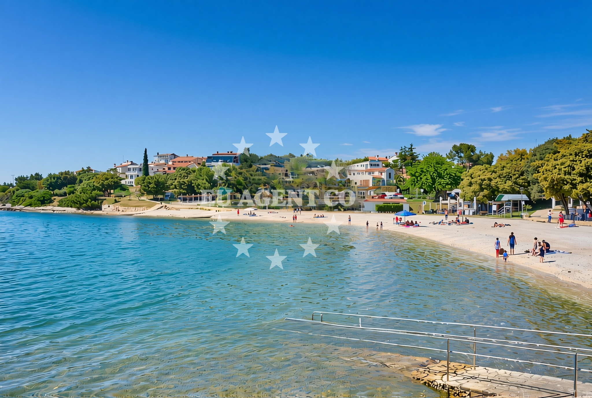 Additional view of Batana beach in 6 ogranak 17, Pješčana uvala, Pula