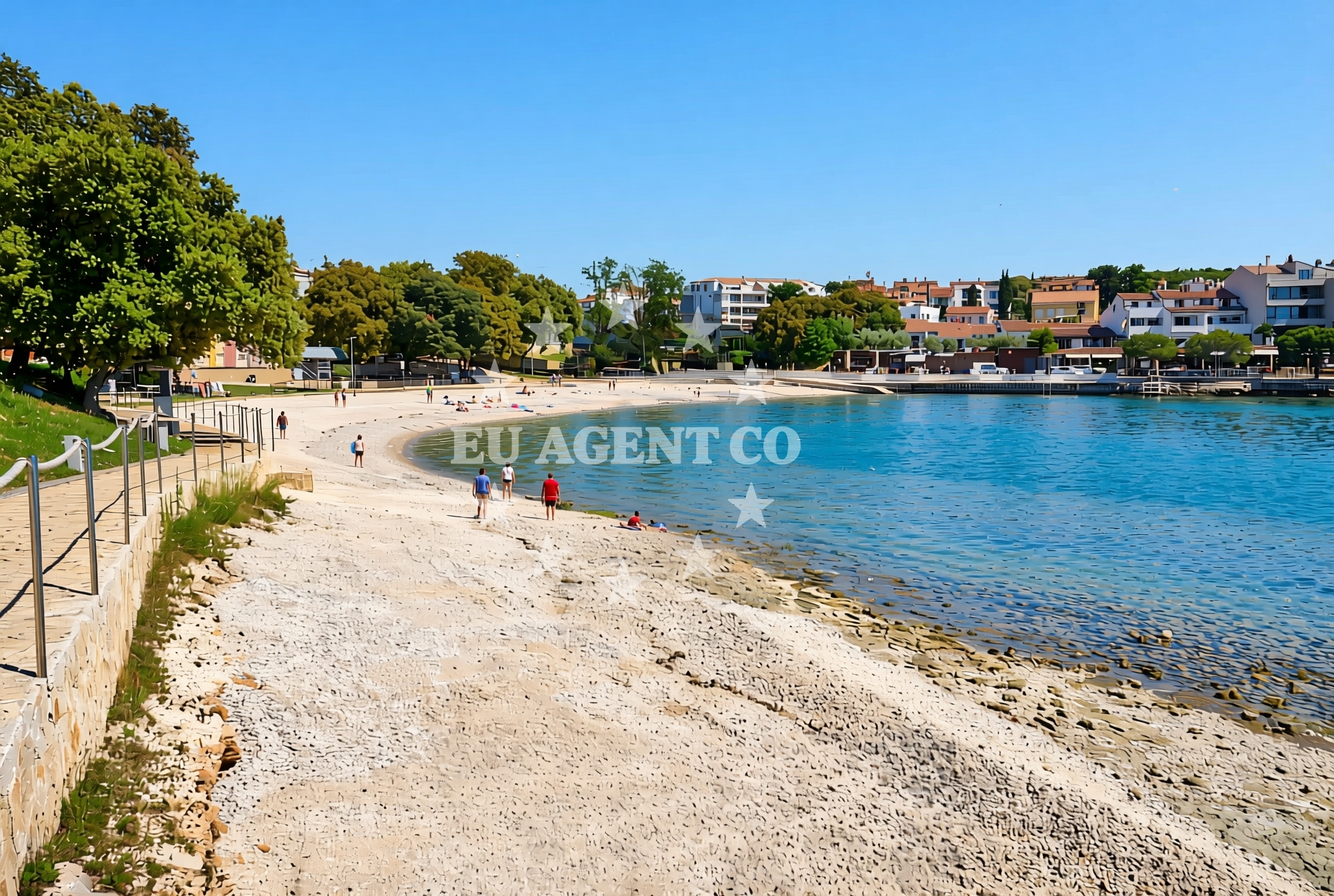Additional view of Batana beach in 6 ogranak 17, Pješčana uvala, Pula