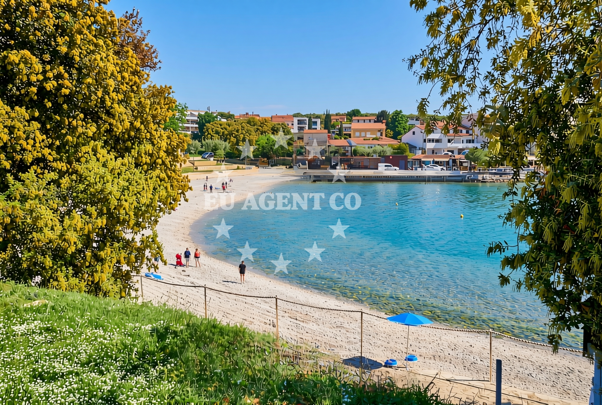 Additional view of Batana beach in 6 ogranak 17, Pješčana uvala, Pula