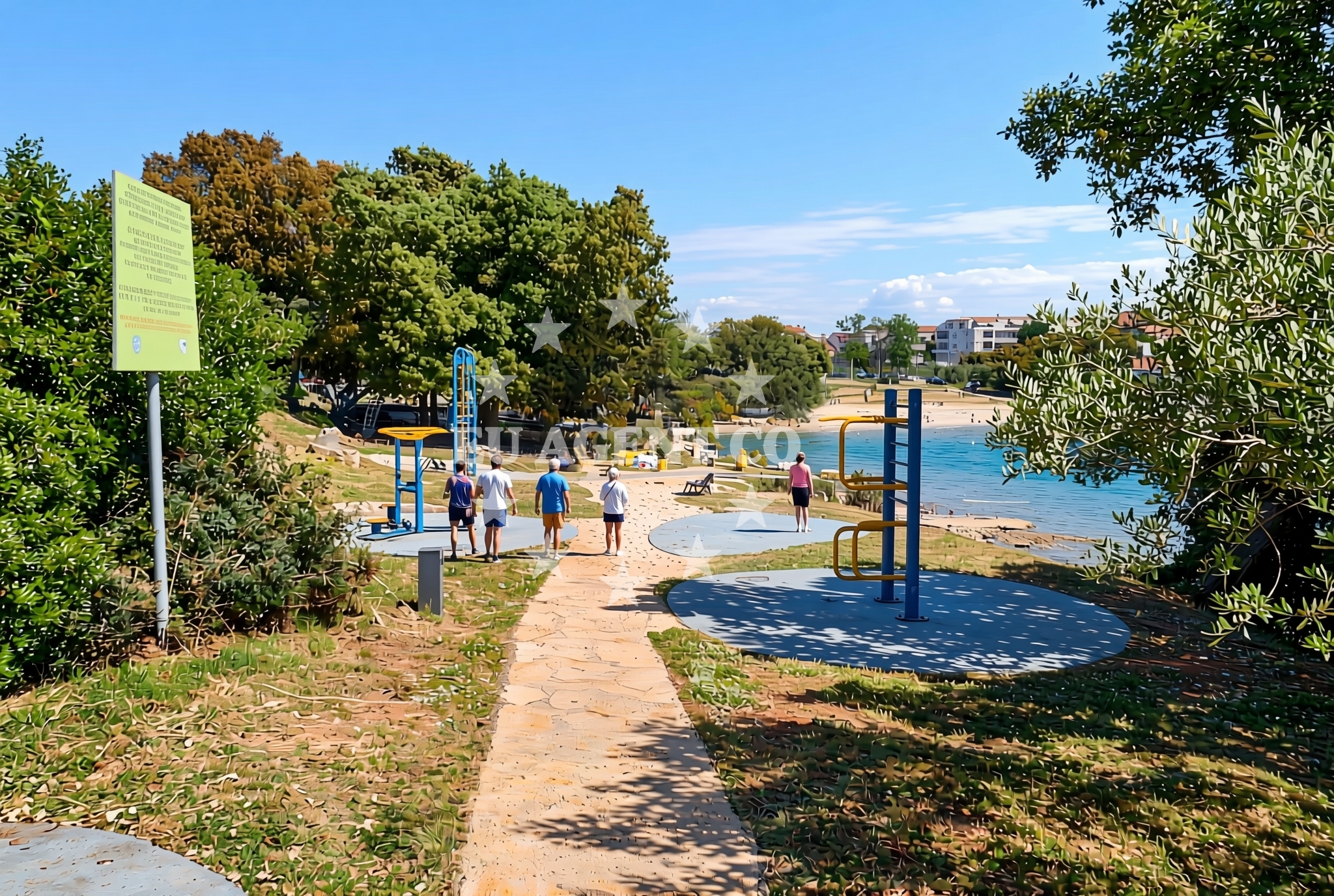 Additional view of Batana beach in 6 ogranak 17, Pješčana uvala, Pula