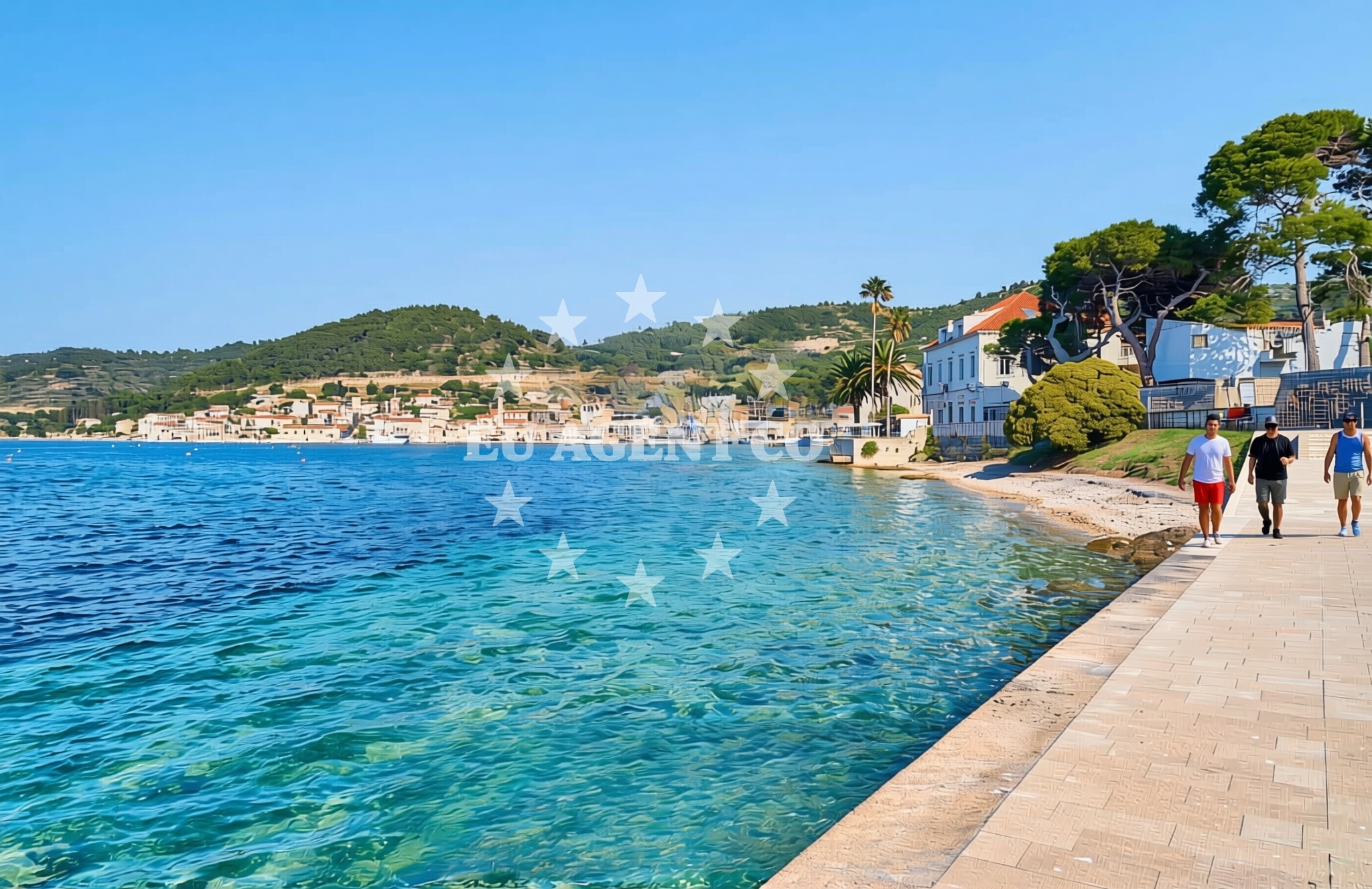 Additional view of Baterija, Vis (Vis) Beach in Baterija