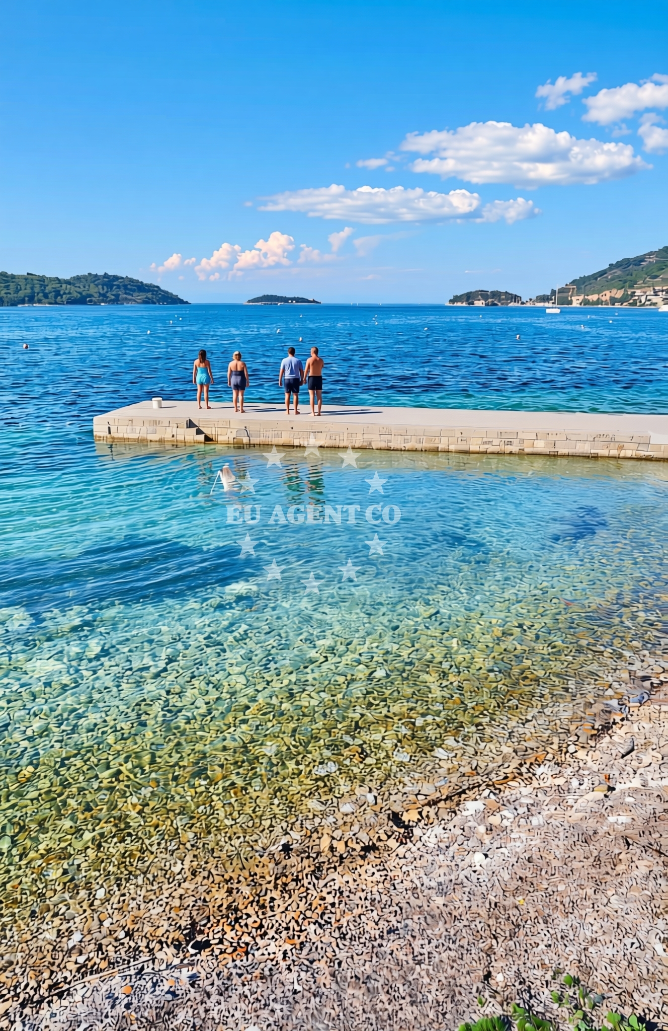 Additional view of Baterija, Vis (Vis) Beach in Baterija