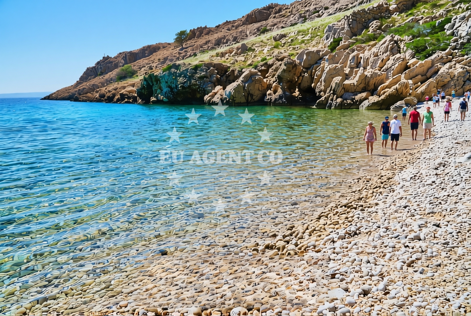 Additional view of Batomalj (Krk): beaches and coves (1) in Batomalj (Krk)