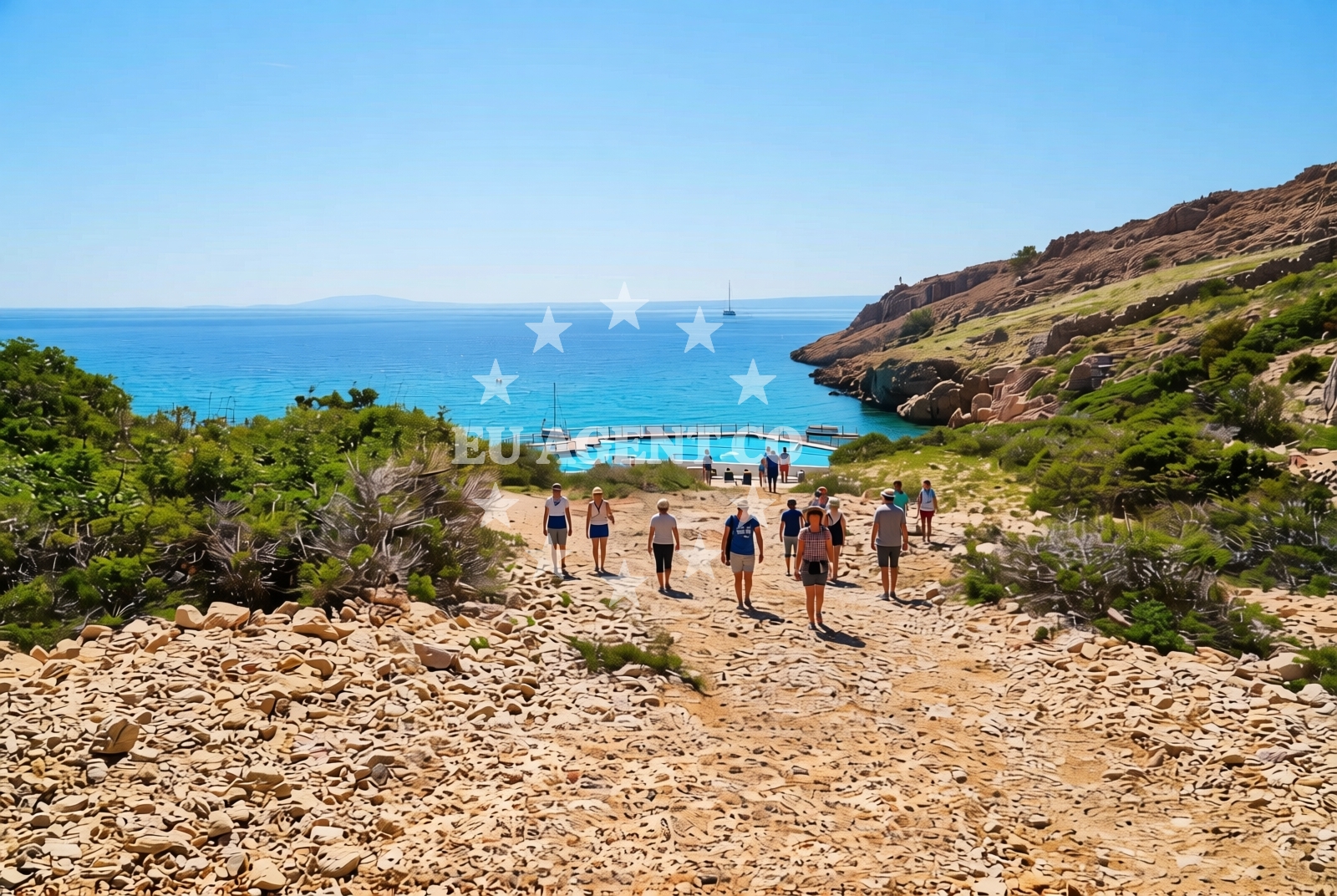Additional view of Batomalj (Krk): beaches and coves (1) in Batomalj (Krk)