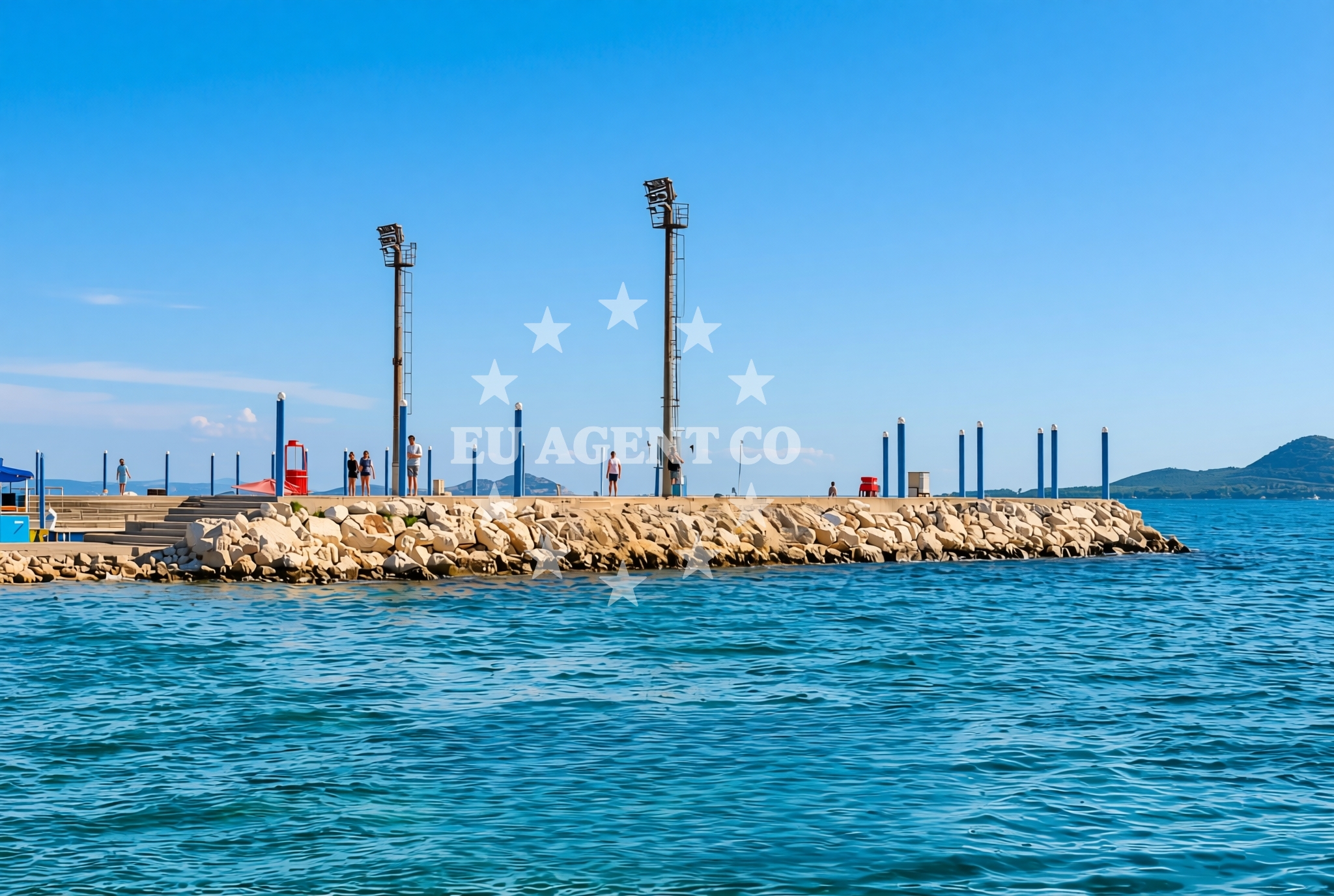 Additional view of Bazen, Biograd na Moru Beach in Bazen