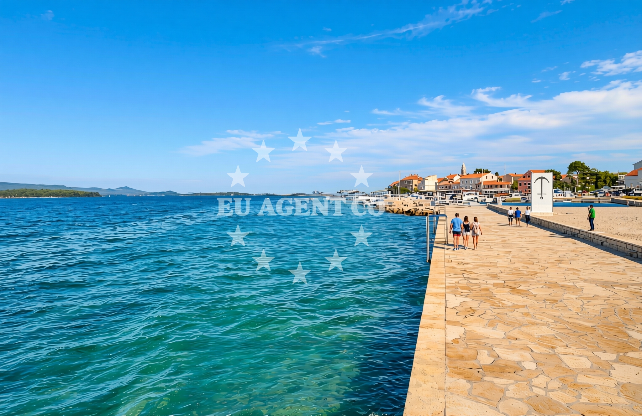 Additional view of Bazen, Biograd na Moru Beach in Bazen