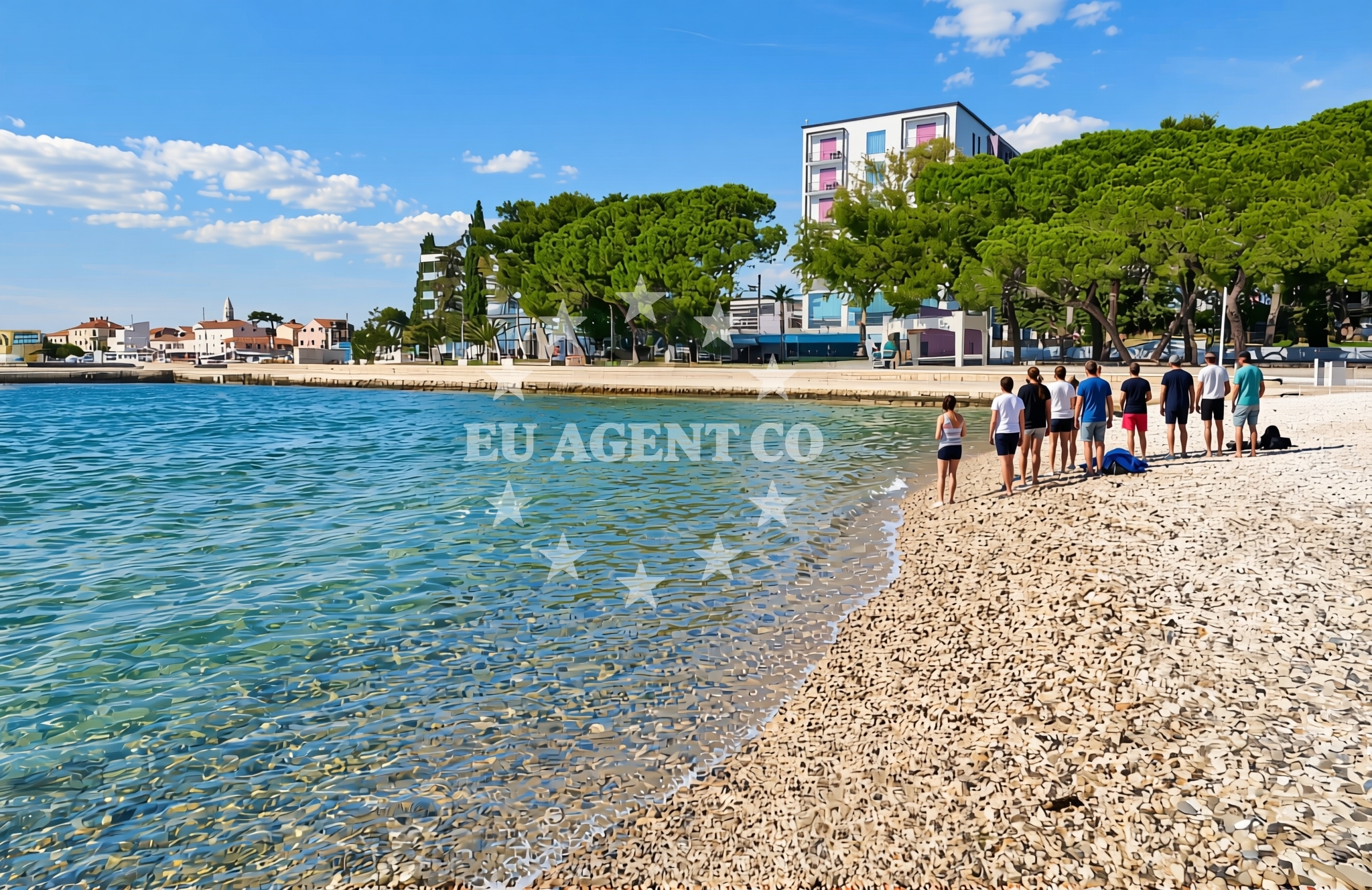 Additional view of Bazen, Biograd na Moru Beach in Bazen