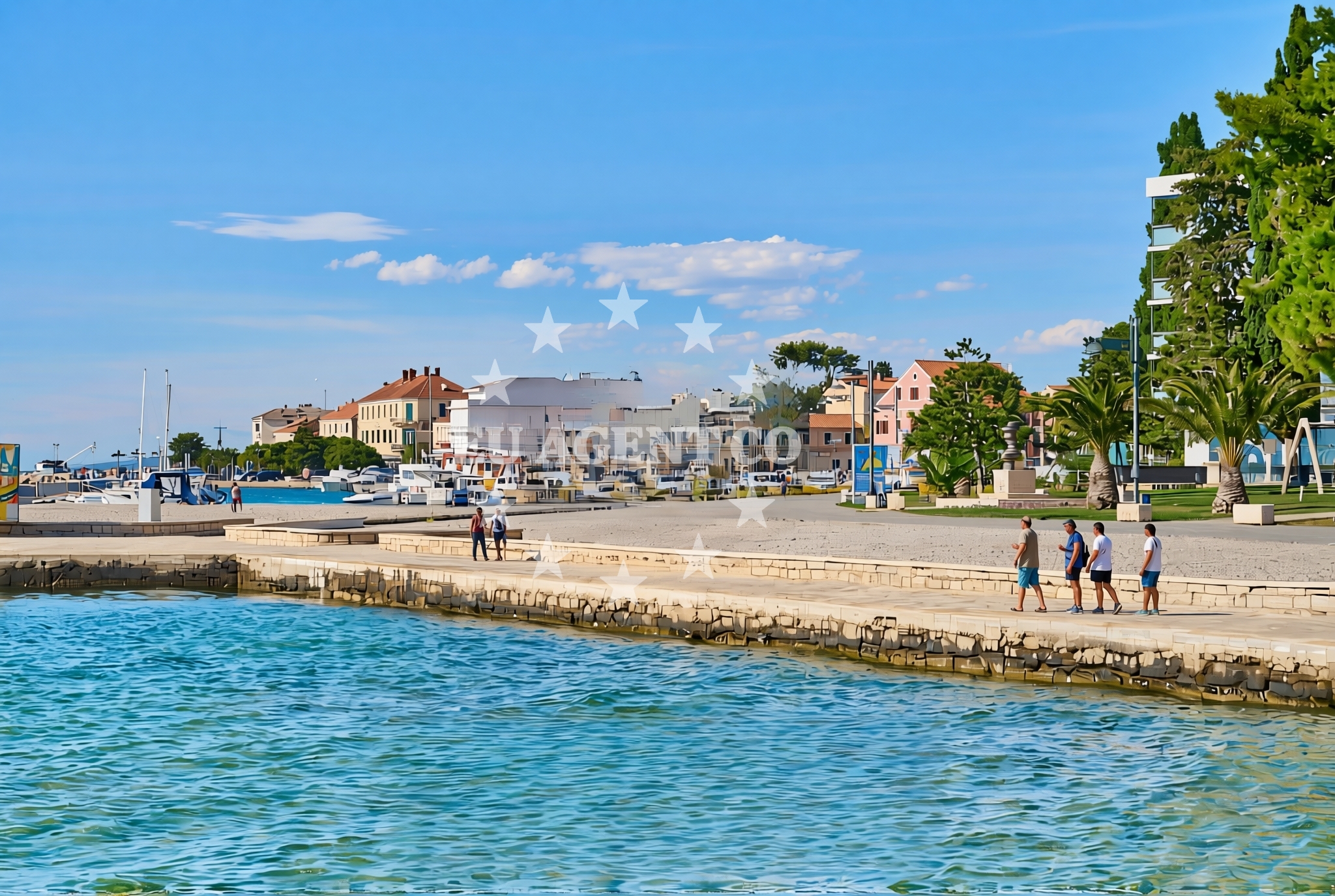 Additional view of Bazen, Biograd na Moru Beach in Bazen