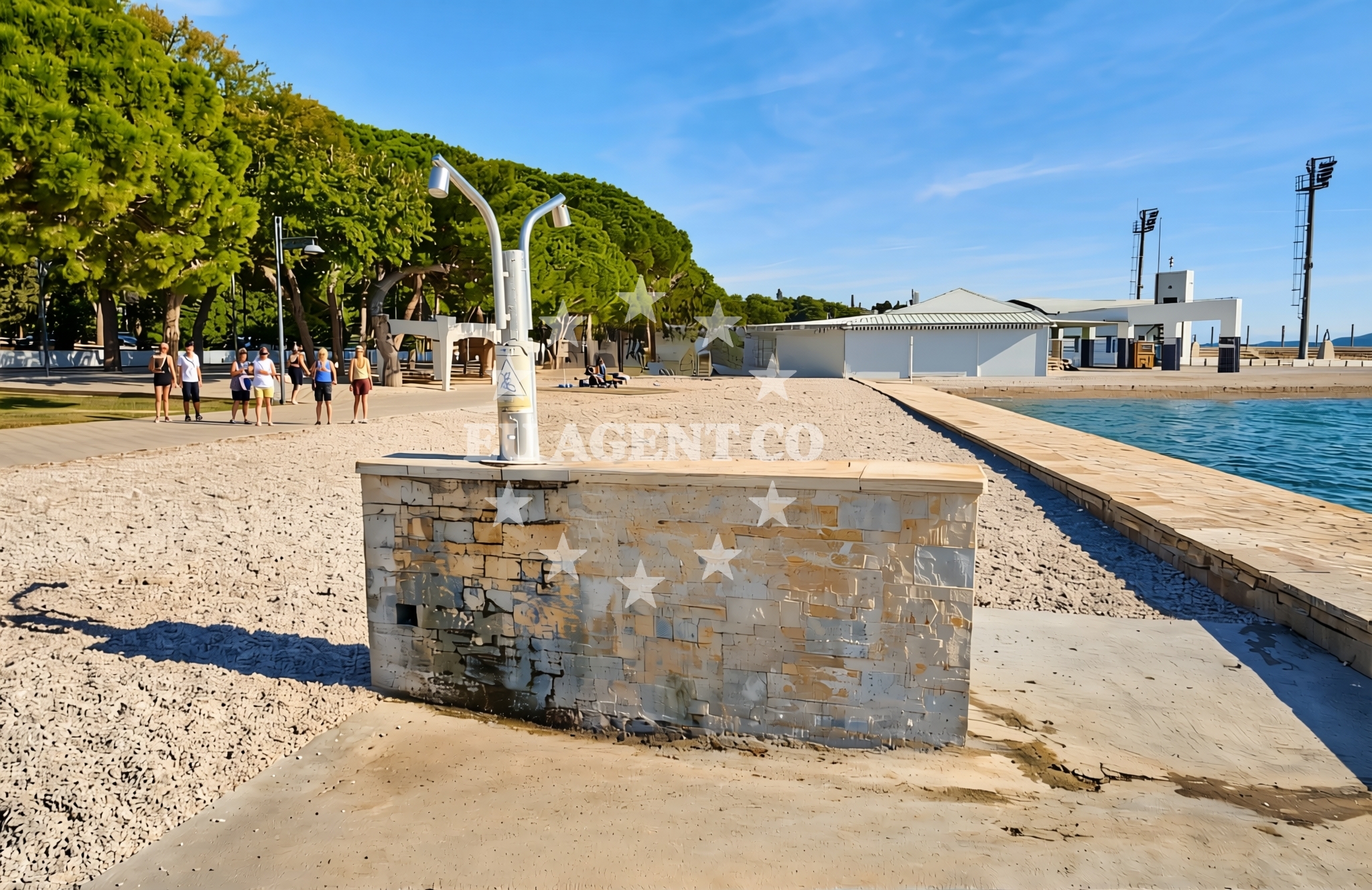 Additional view of Bazen, Biograd na Moru Beach in Bazen
